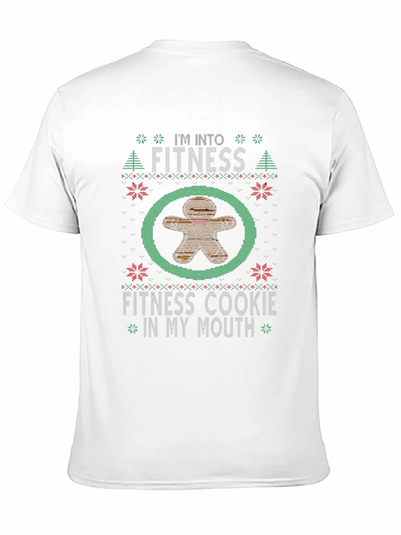 Funny Fitness Cookie Christmas T-Shirt