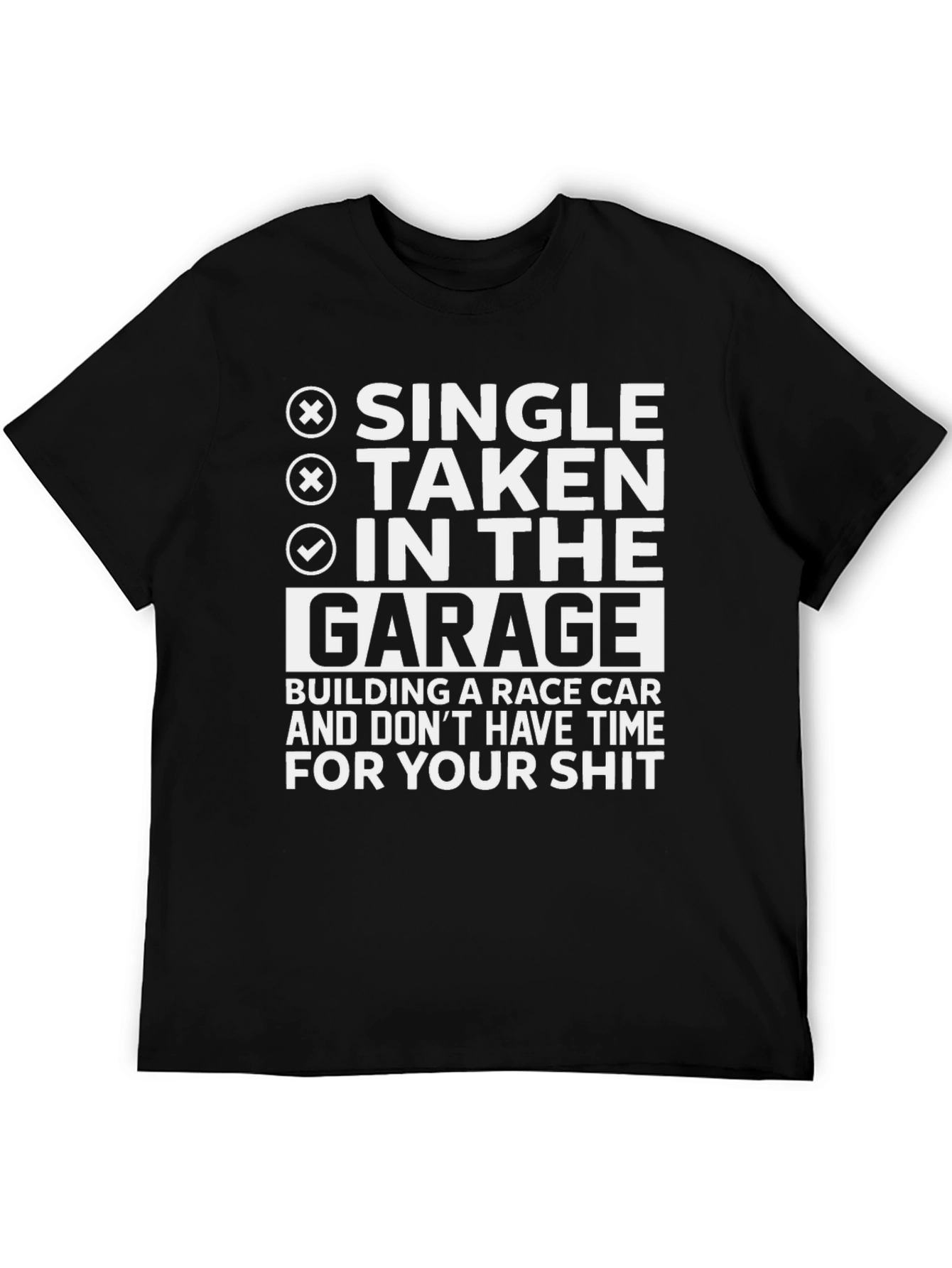 In the Garage Race Car T-Shirt - Mens