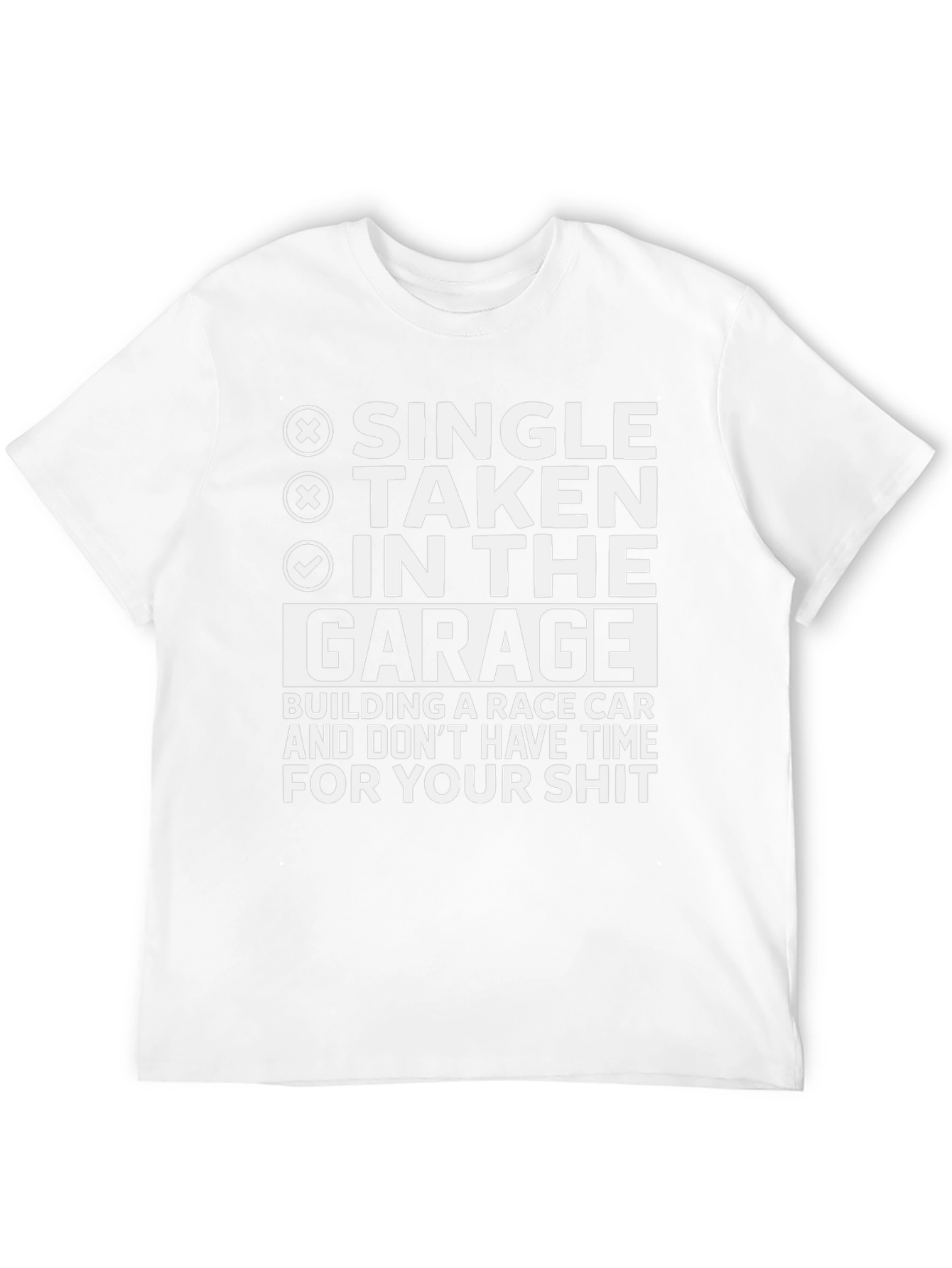 In the Garage Race Car T-Shirt - Mens