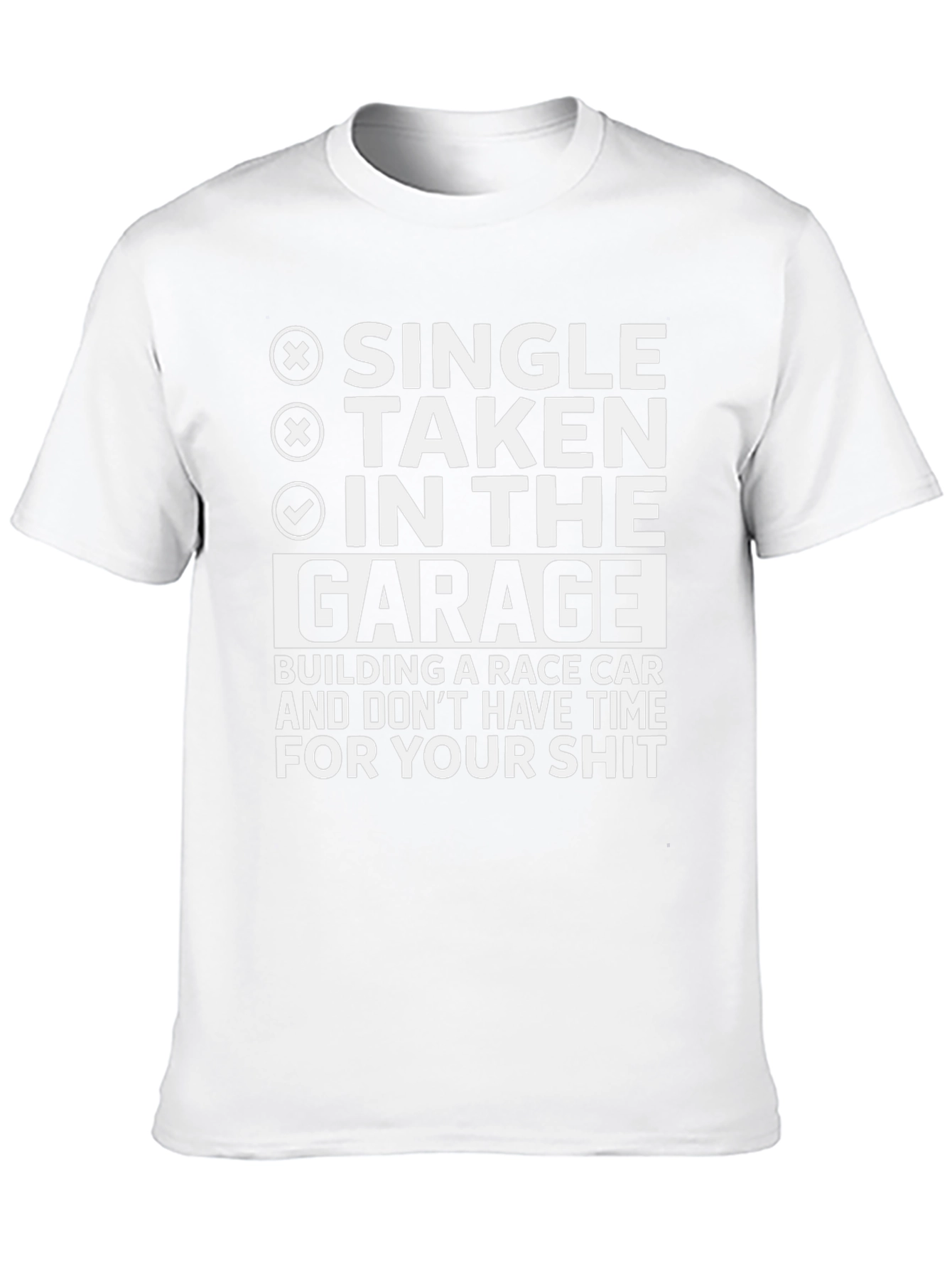 In the Garage Race Car T-Shirt - Mens