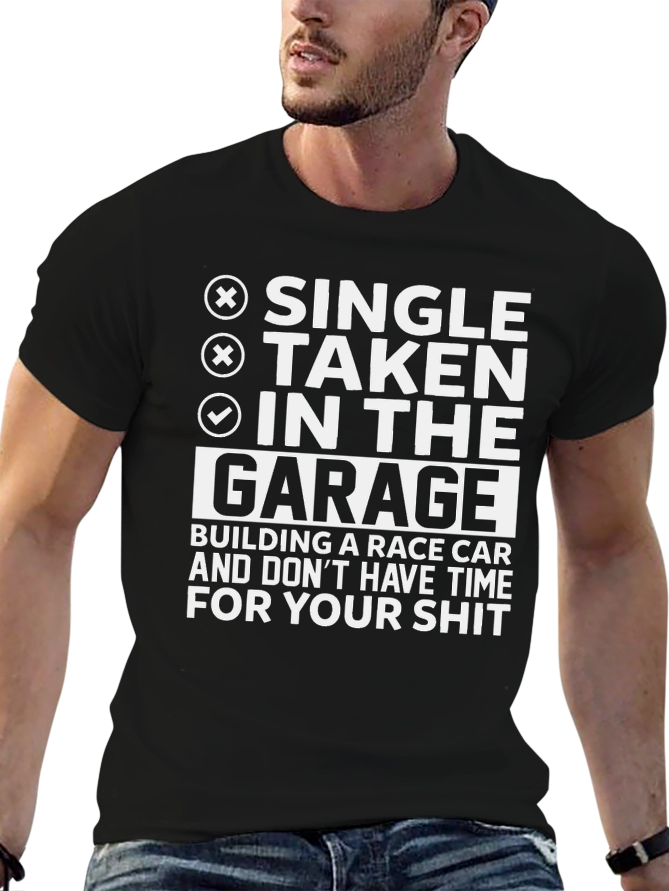In the Garage Race Car T-Shirt - Mens