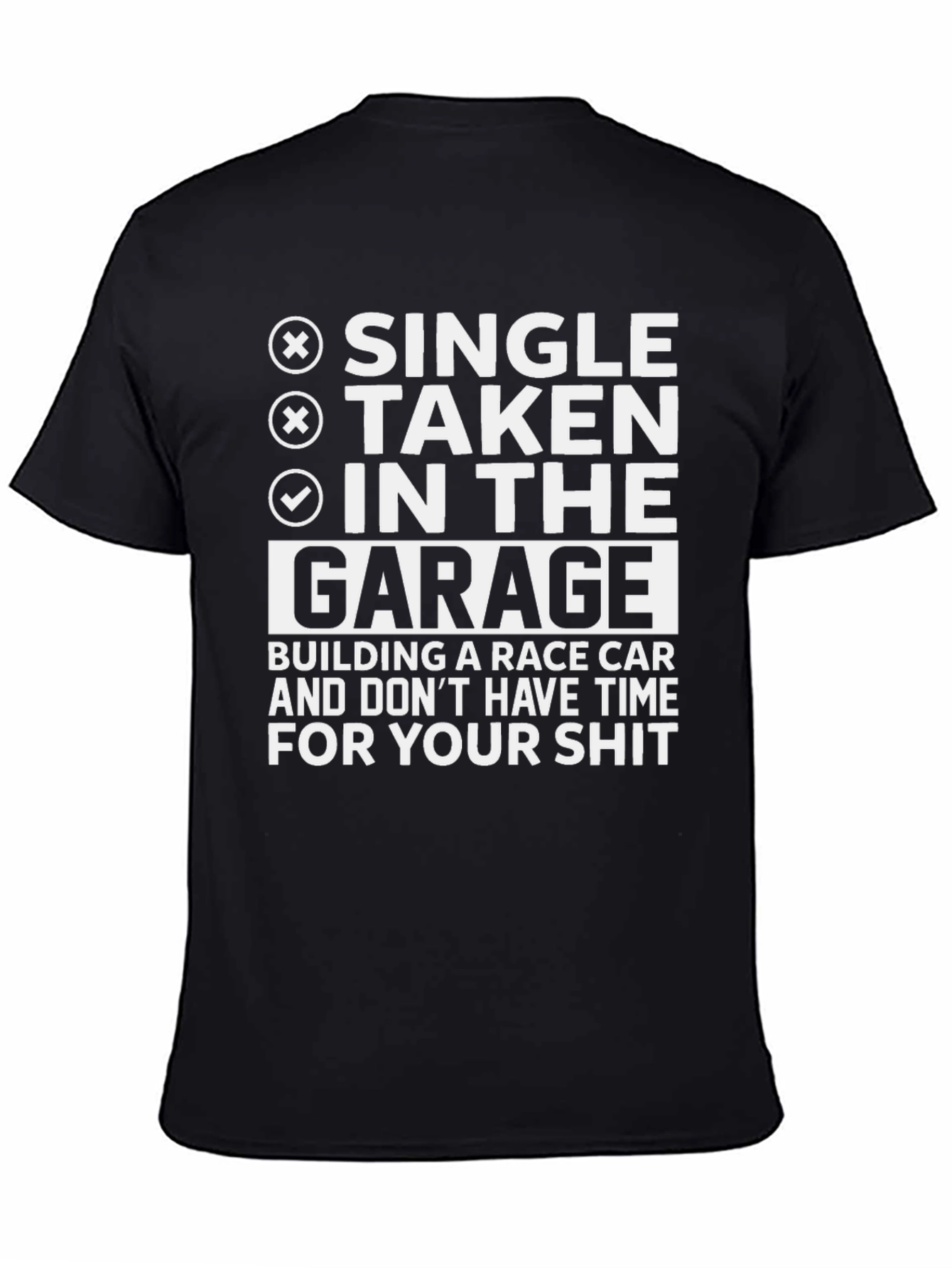 In the Garage Race Car T-Shirt - Mens