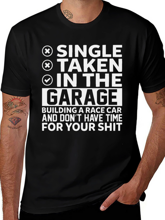 In the Garage Race Car T-Shirt - Mens