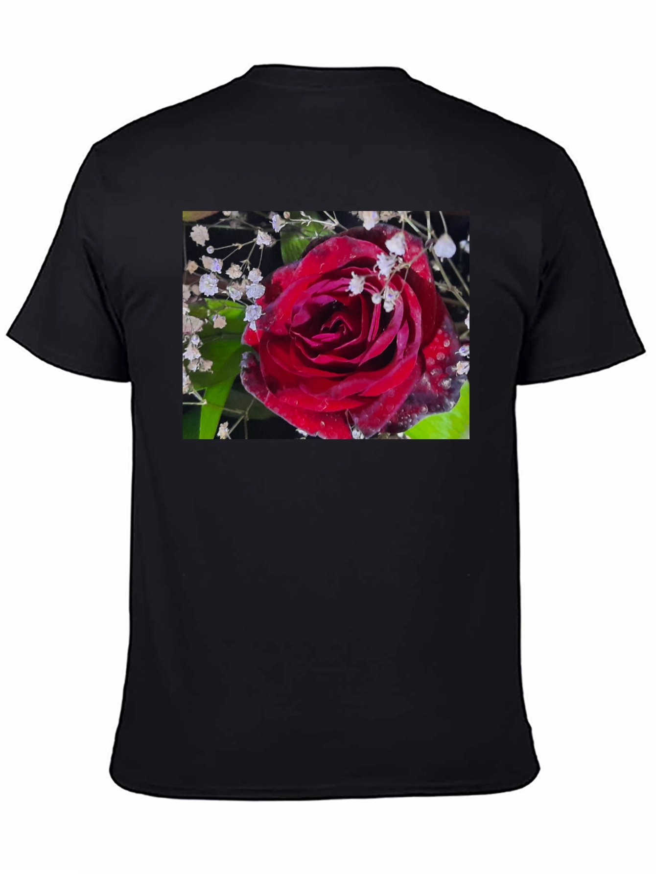 Rose Graphic T-Shirt - Elegant Floral Design