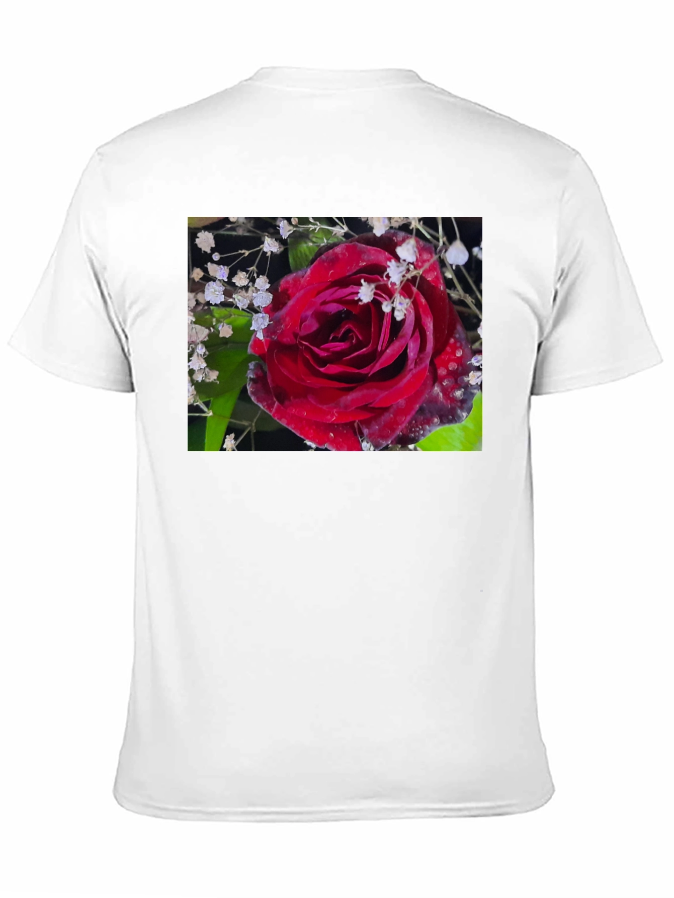Rose Graphic T-Shirt - Elegant Floral Design
