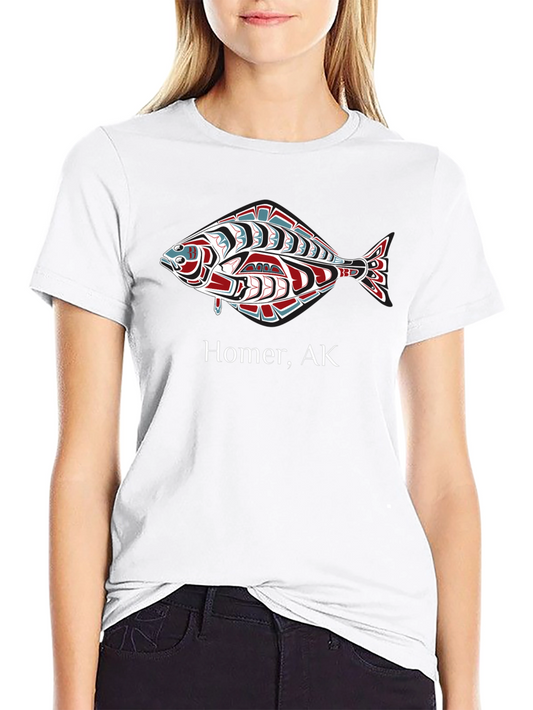 Homer AK Fish Graphic T-Shirt