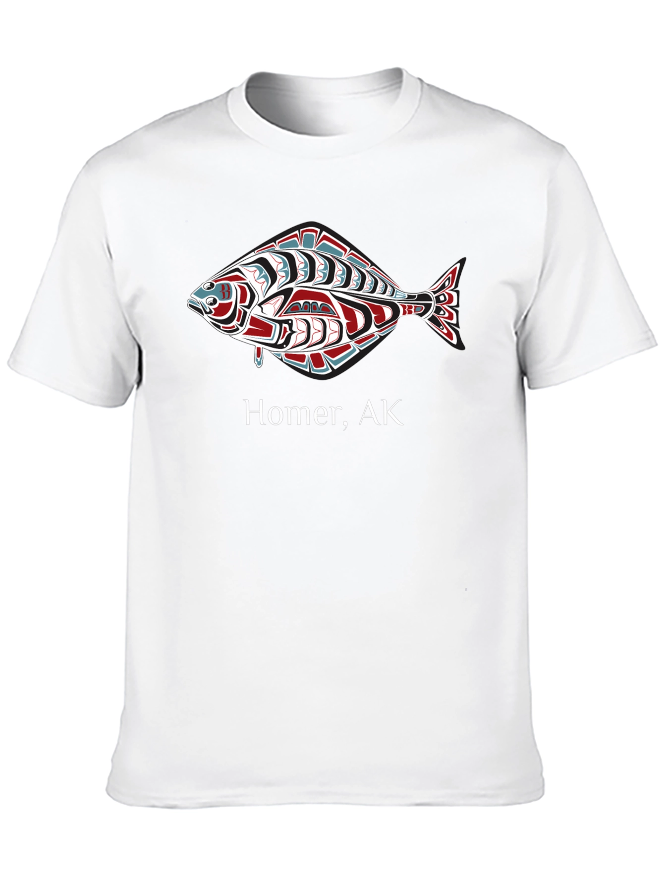 Homer AK Fish Graphic T-Shirt