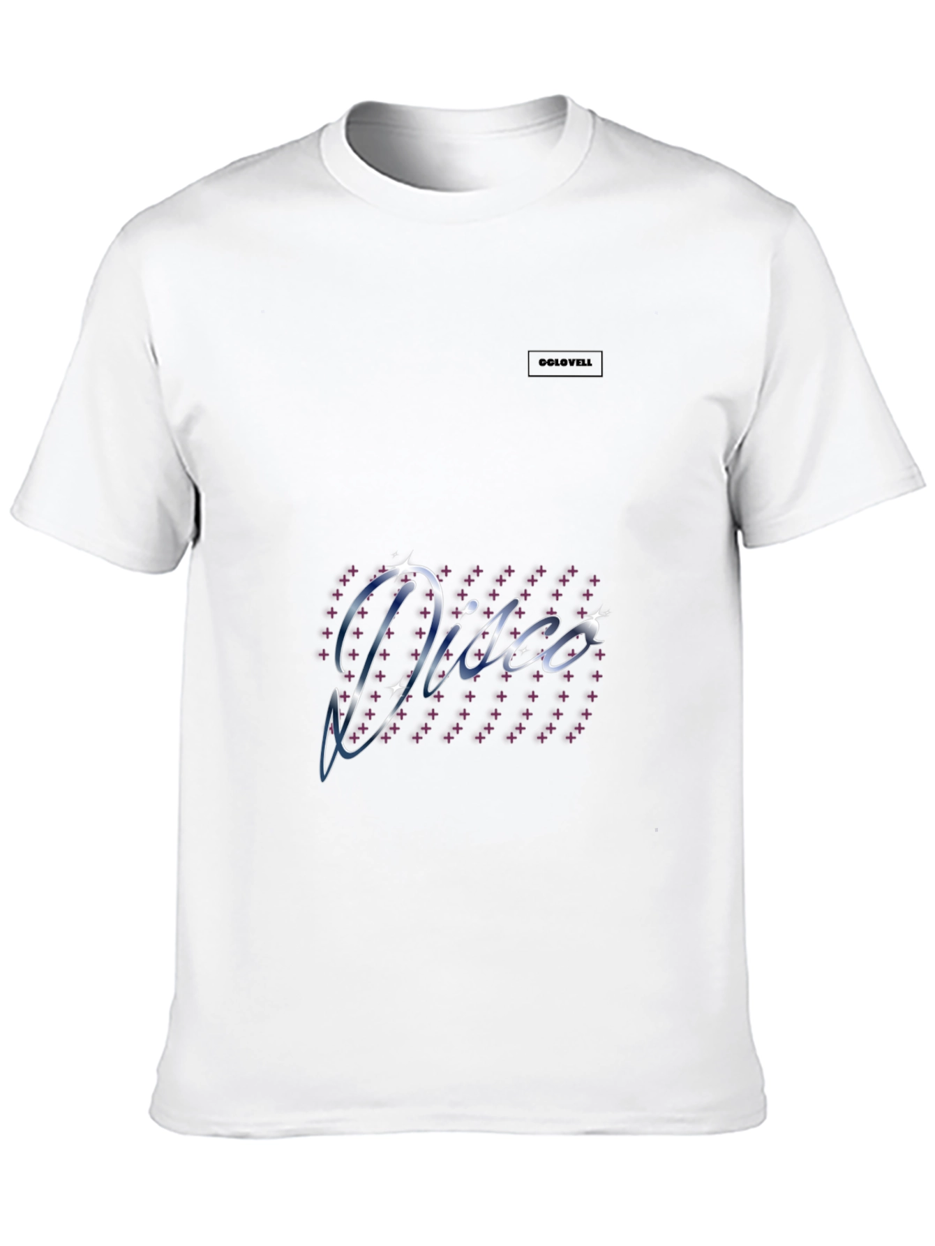 Disco Retro Graphic Tee - Classic Black Cotton T-Shirt