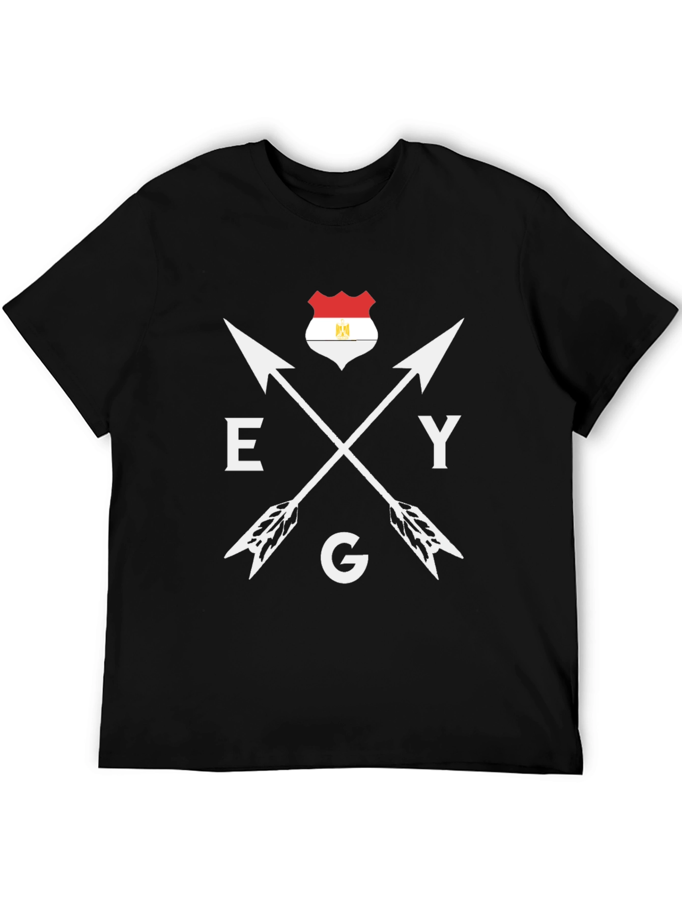 Egypt Flag Arrow Crest T-Shirt