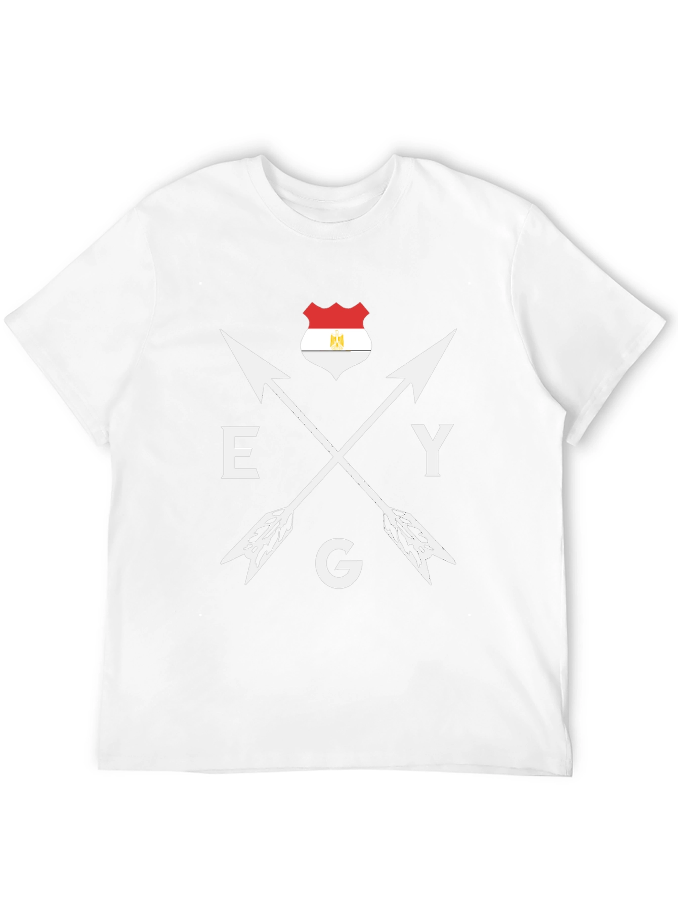 Egypt Flag Arrow Crest T-Shirt