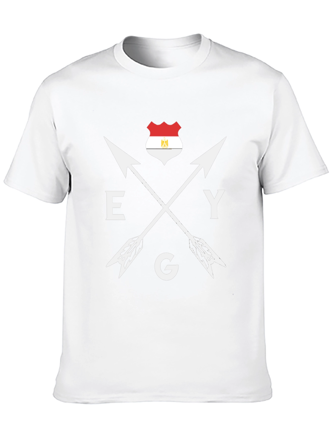 Egypt Flag Arrow Crest T-Shirt