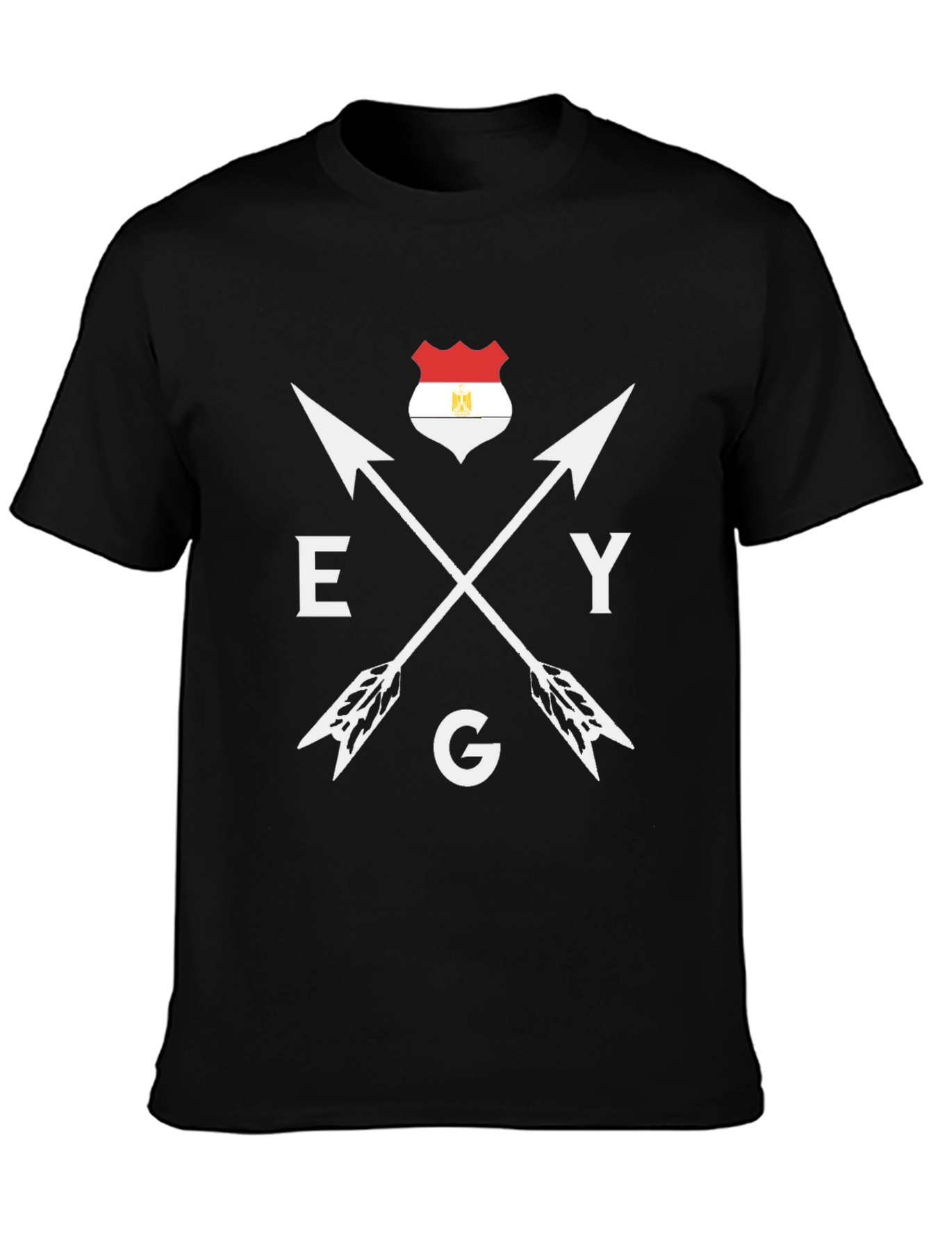 Egypt Flag Arrow Crest T-Shirt