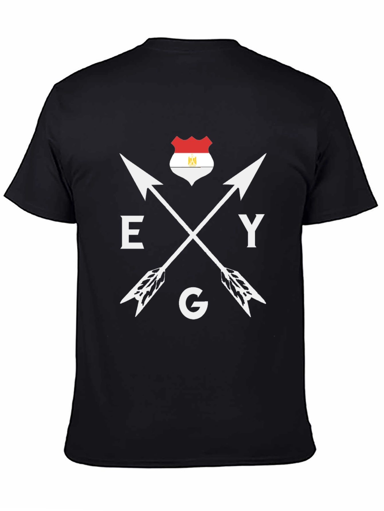 Egypt Flag Arrow Crest T-Shirt