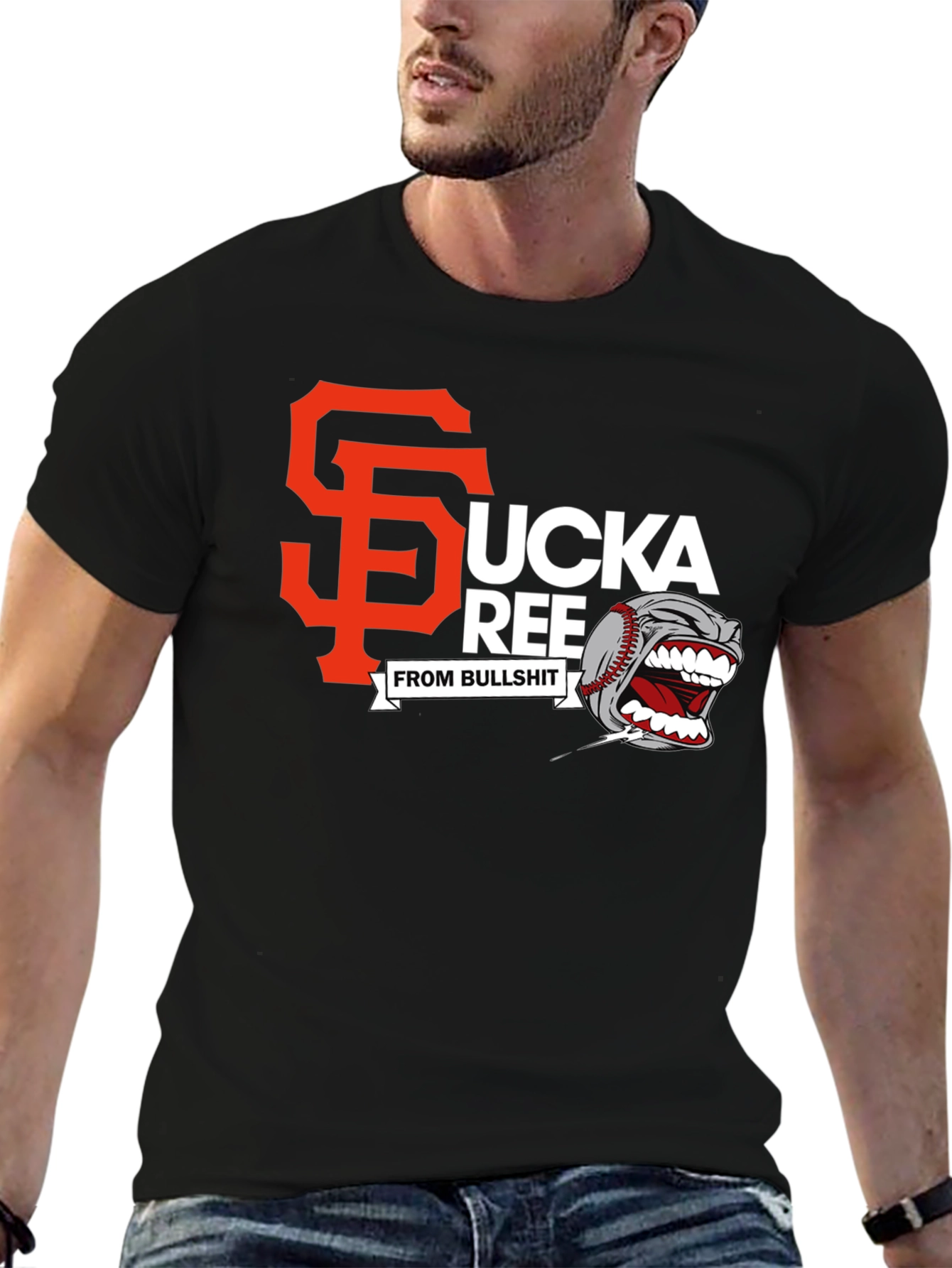 SF Sucka Free Bullshit Graphic T-Shirt