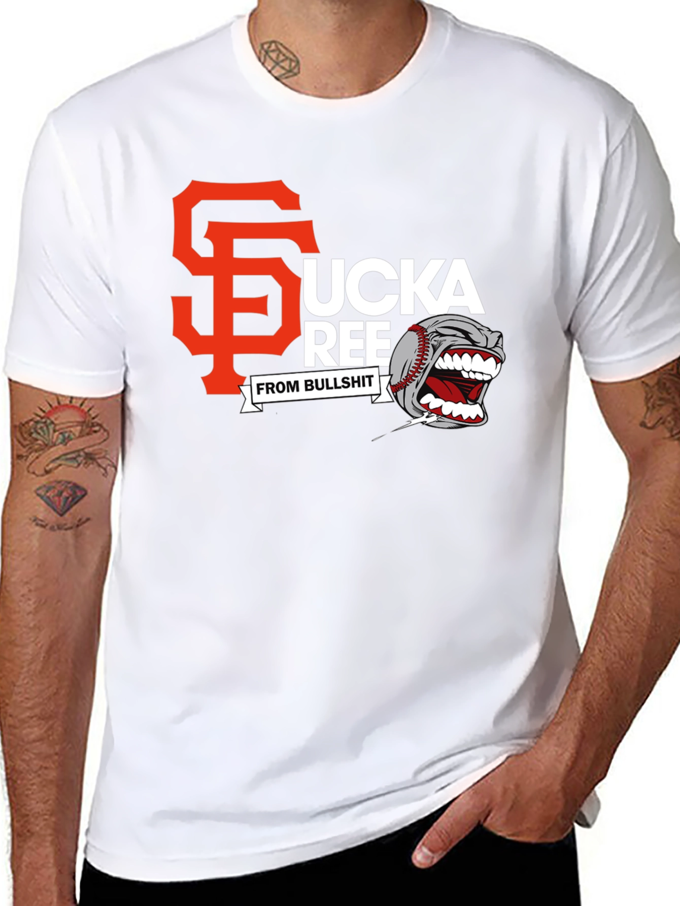 SF Sucka Free Bullshit Graphic T-Shirt