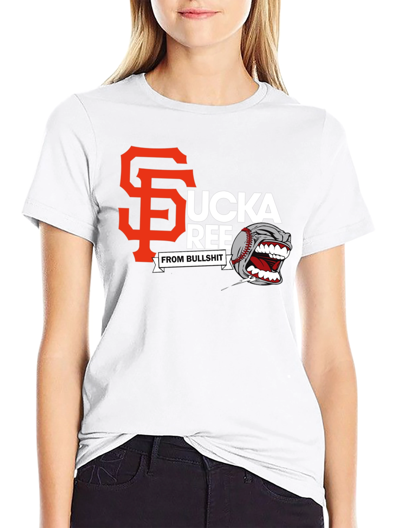 SF Sucka Free Bullshit Graphic T-Shirt