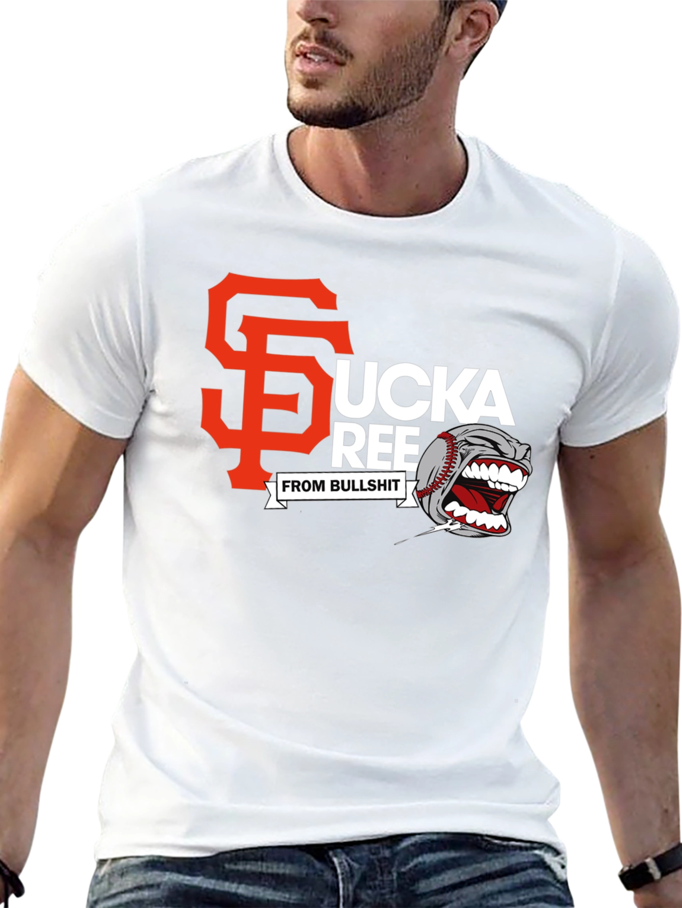 SF Sucka Free Bullshit Graphic T-Shirt