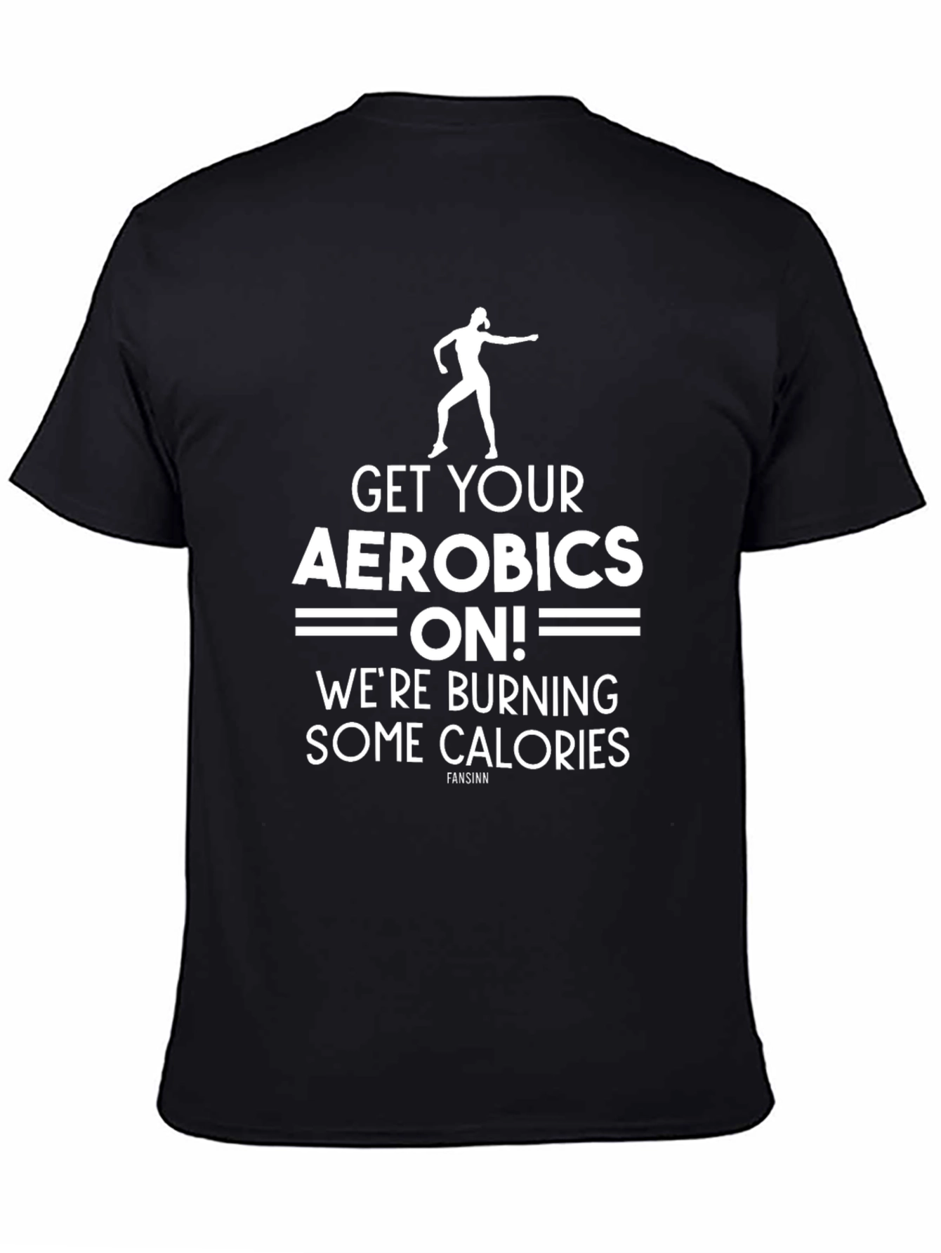 Aerobics Workout Graphic Tee - Burning Calories