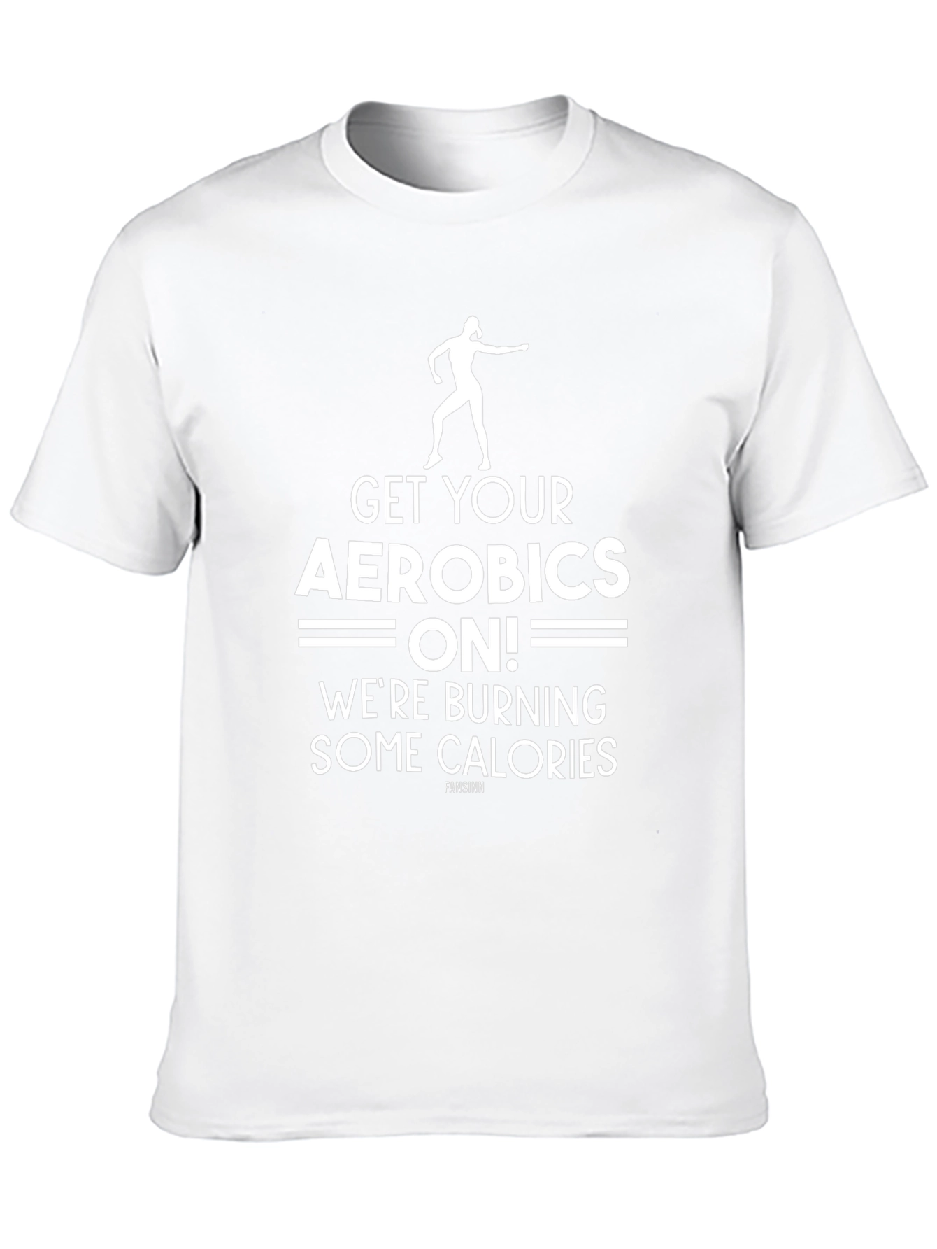 Aerobics Workout Graphic Tee - Burning Calories