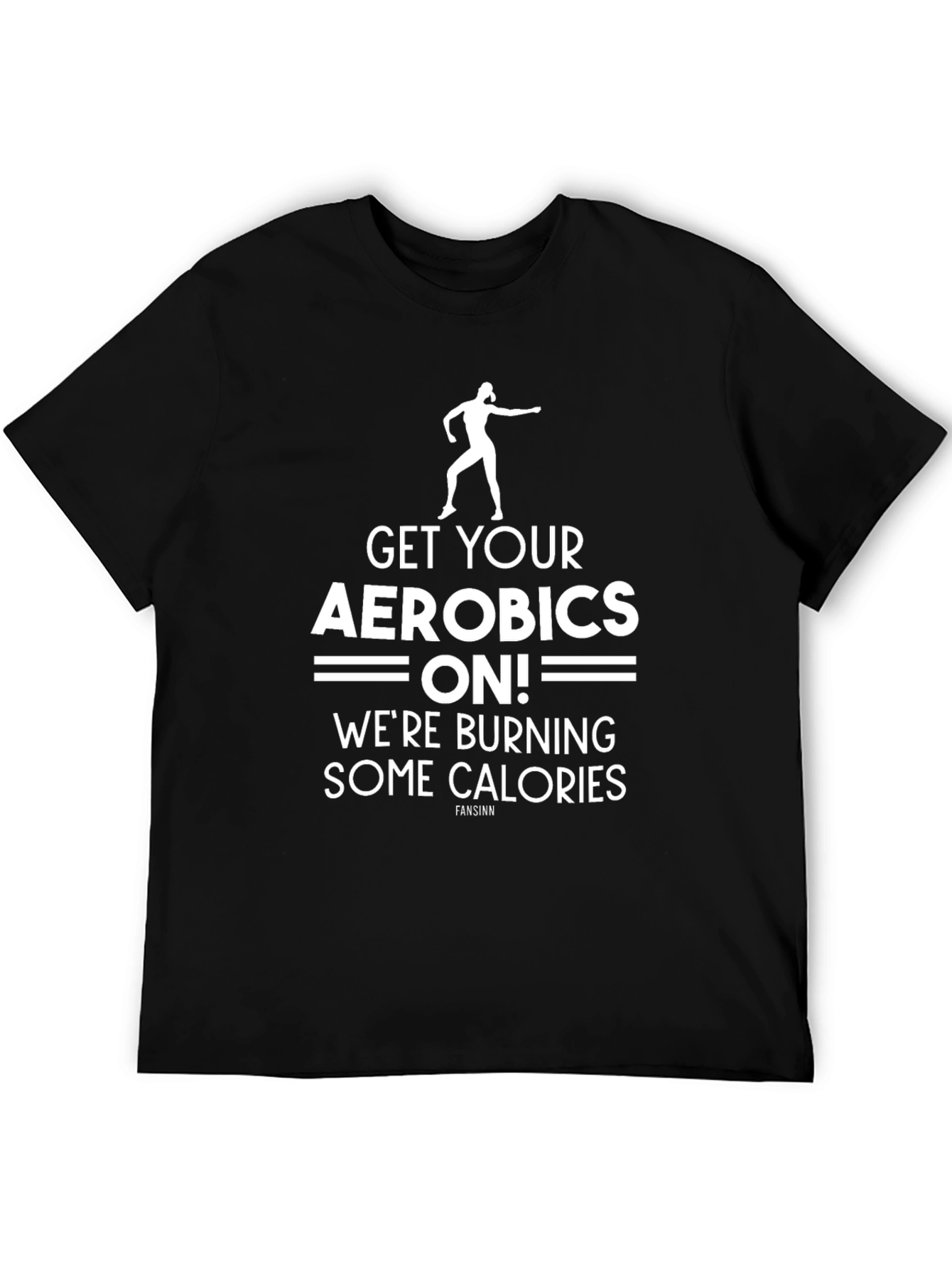 Aerobics Workout Graphic Tee - Burning Calories