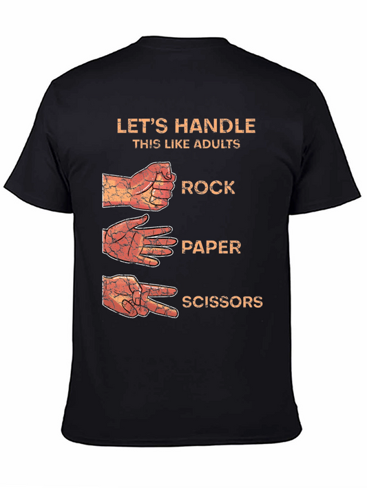 Rock Paper Scissors Adulting T-Shirt