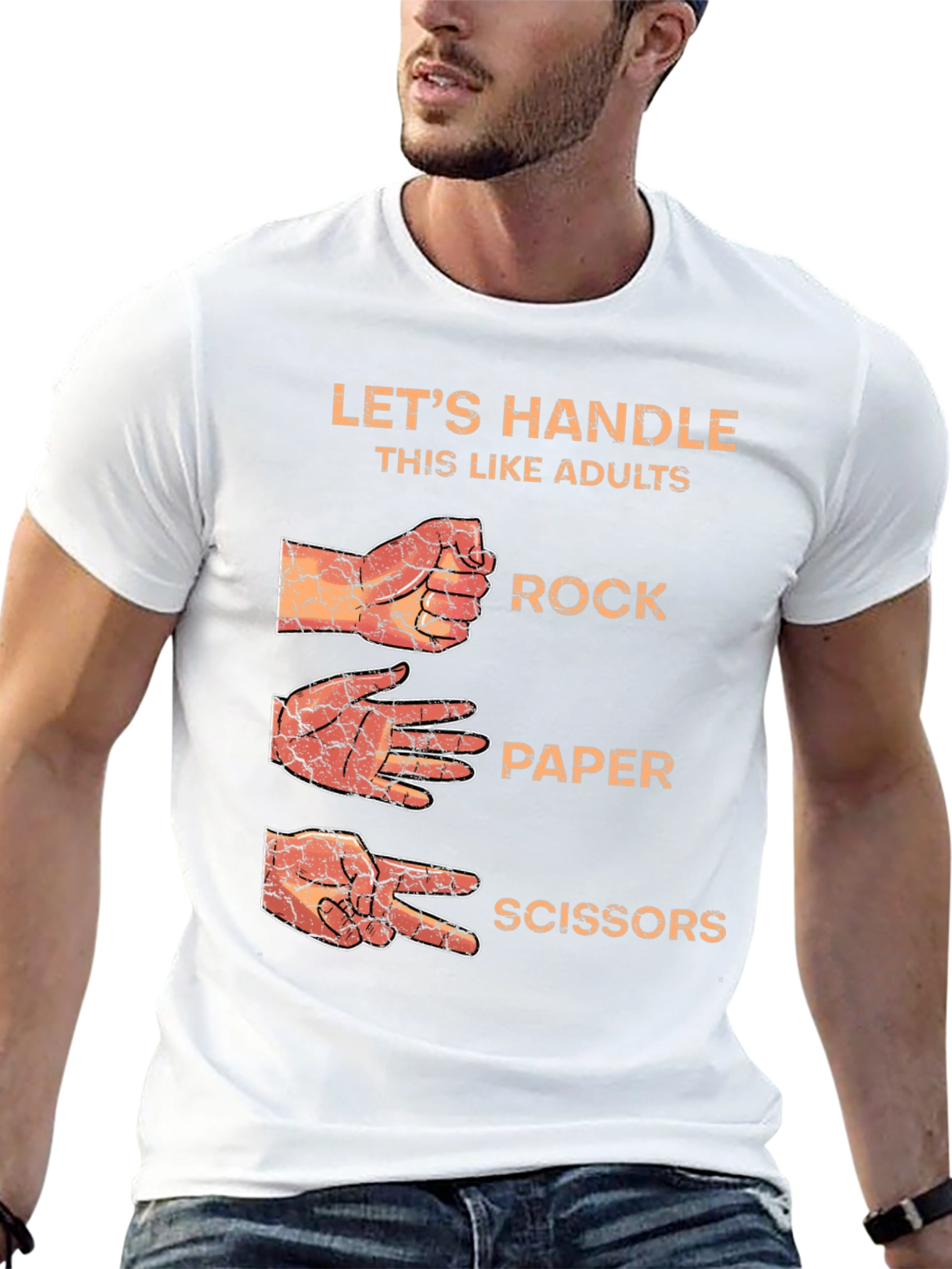 Rock Paper Scissors Adulting T-Shirt