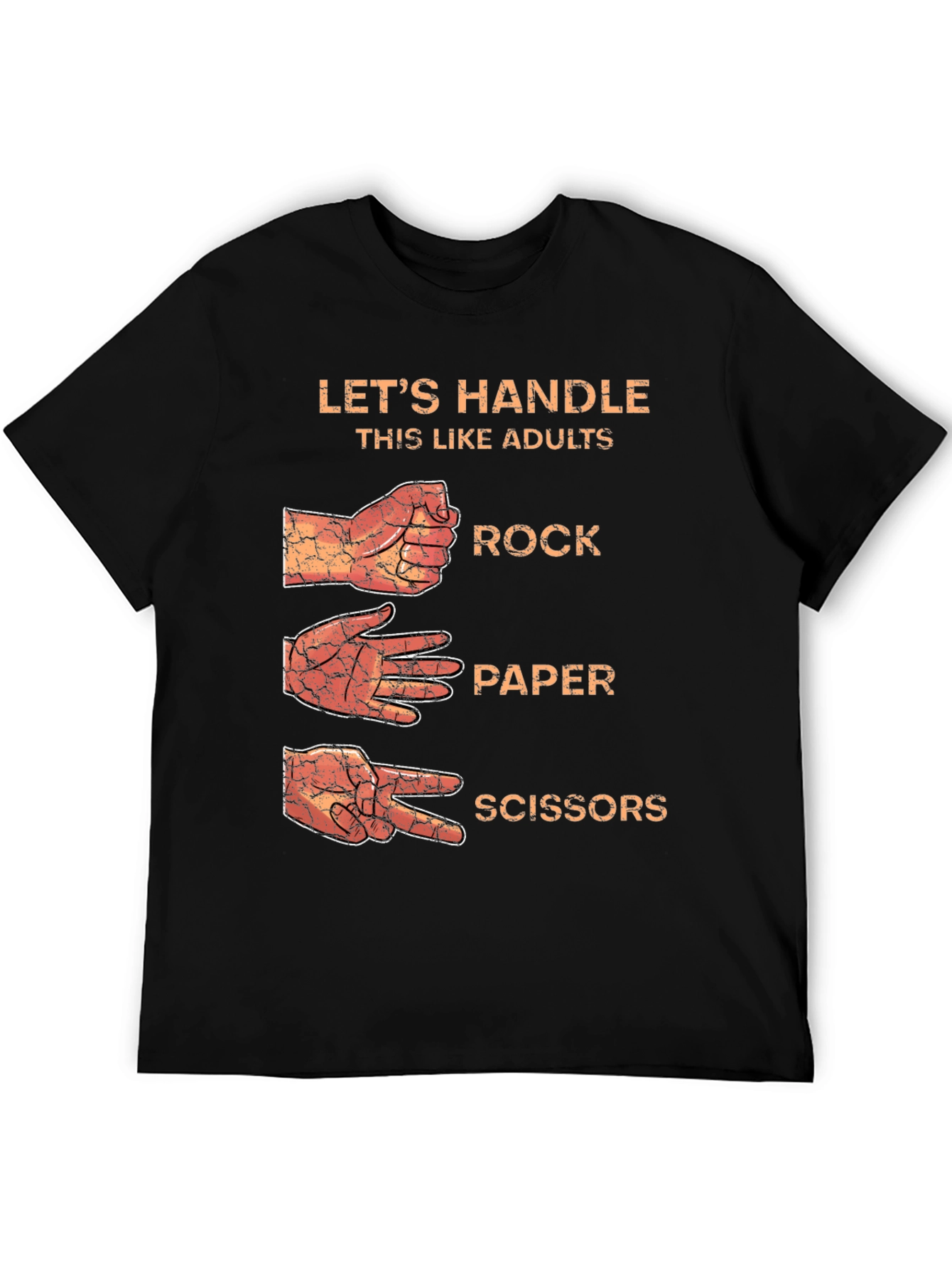 Rock Paper Scissors Adulting T-Shirt