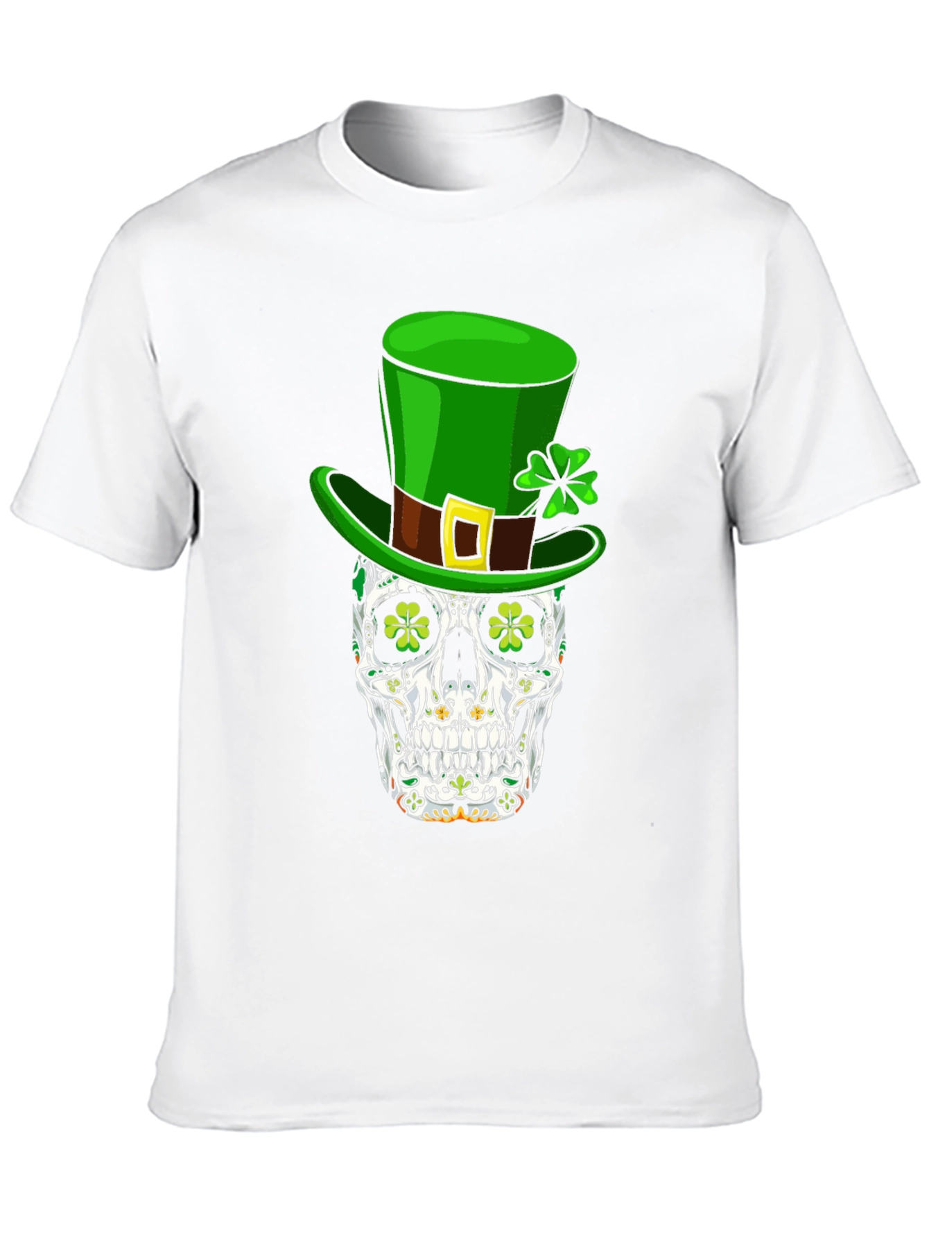 St. Patricks Day Skull Graphic Tee