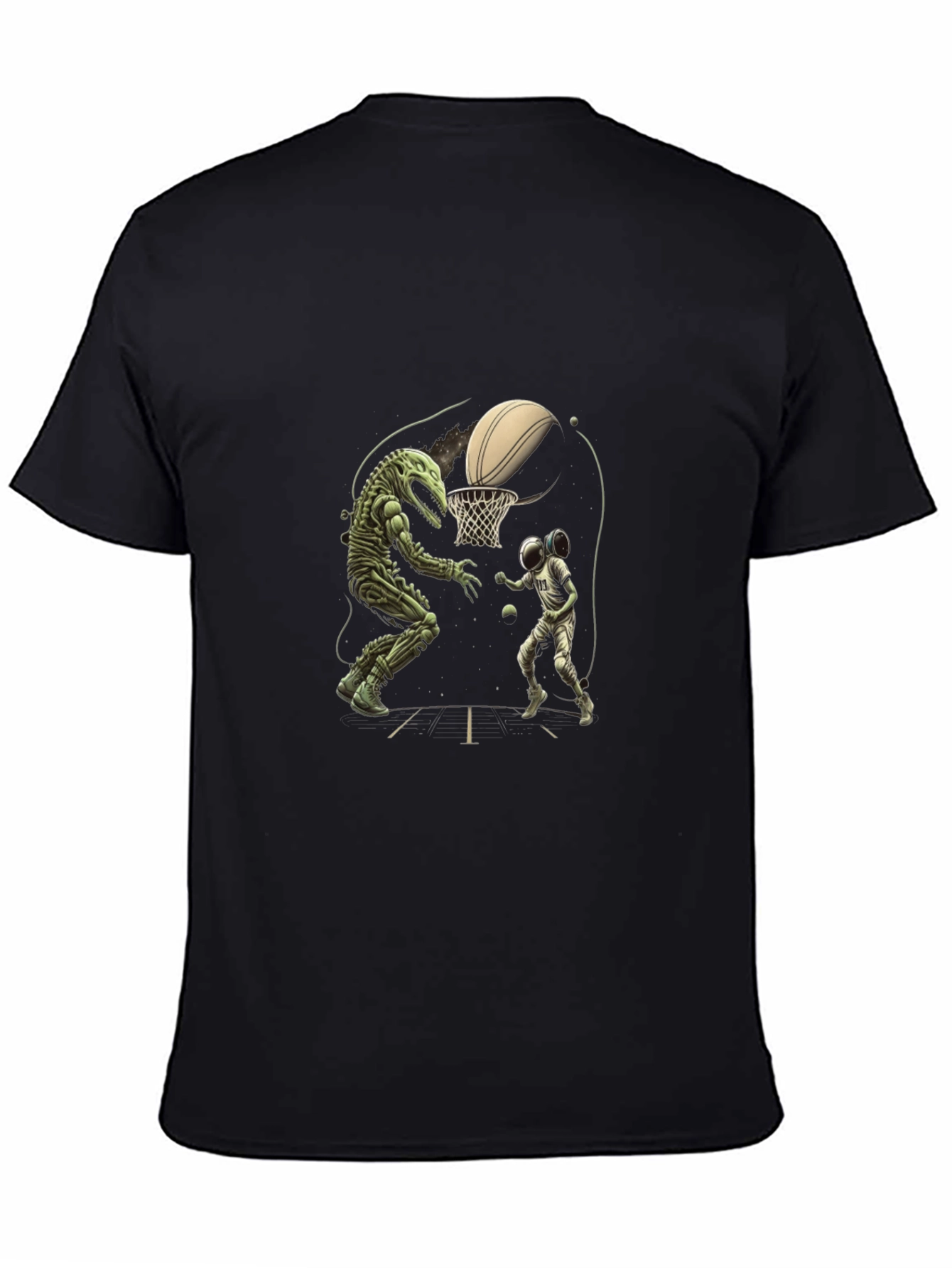 Dino vs. Astro Basketball T-Shirt