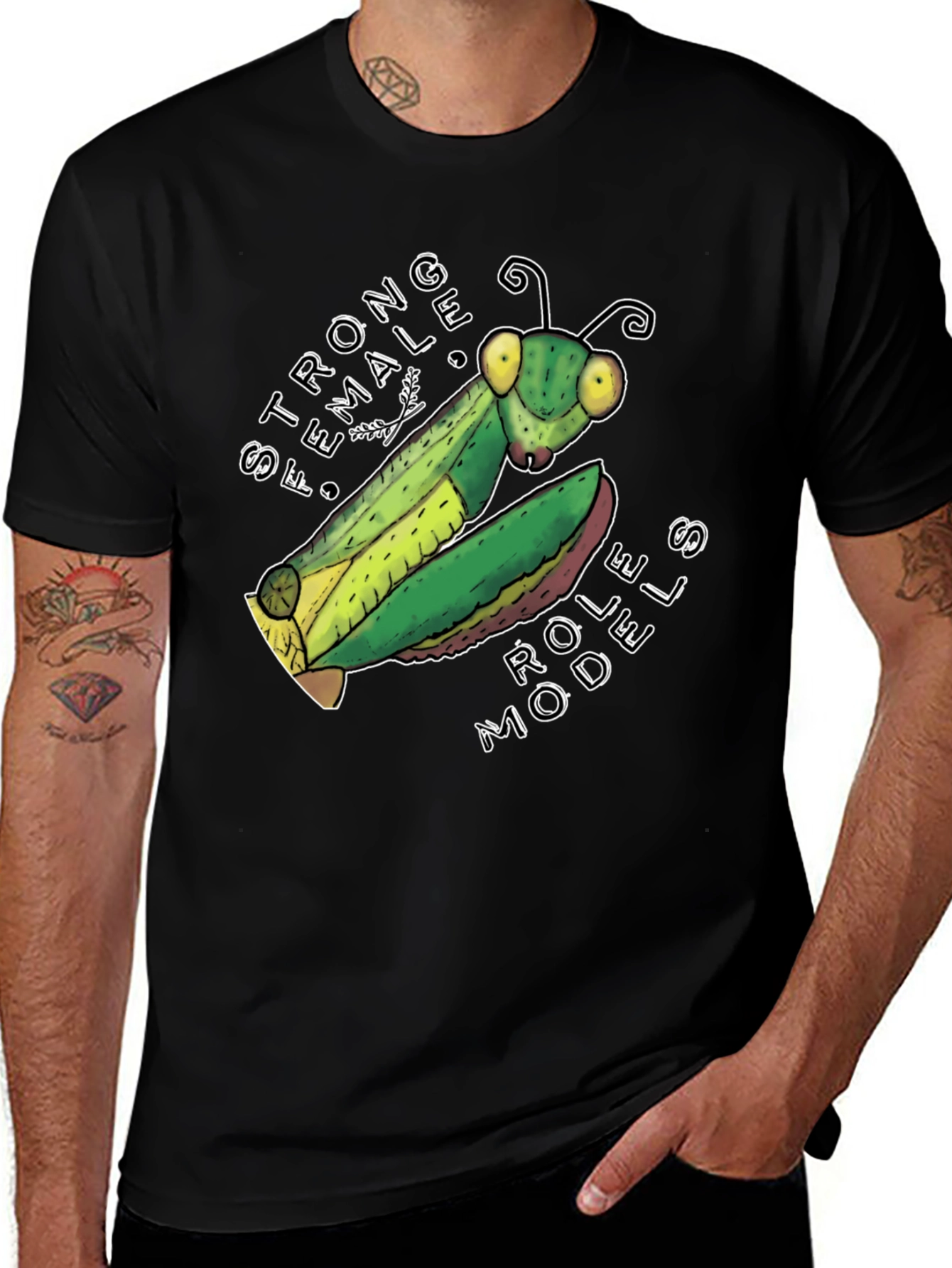 Strong Female Role Models Mantis T-Shirt