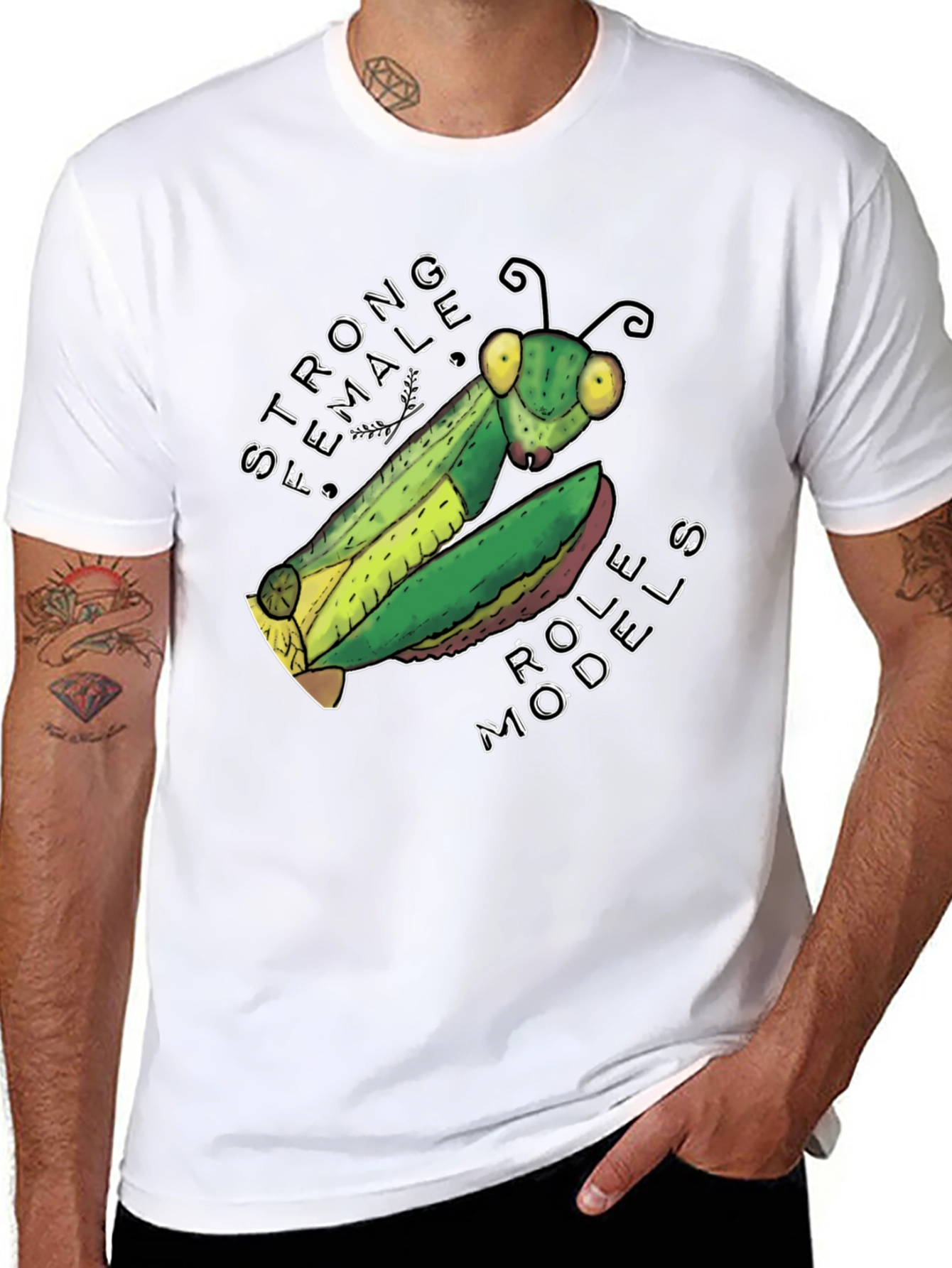 Strong Female Role Models Mantis T-Shirt
