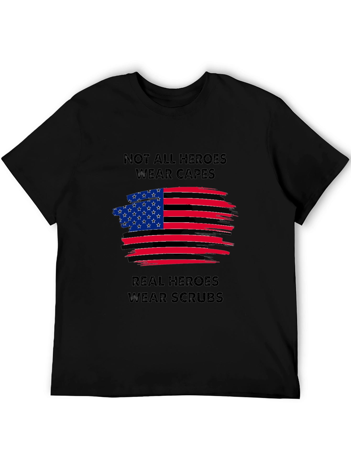Hero Scrub Tee - Patriotic Medical Staff Appreciation