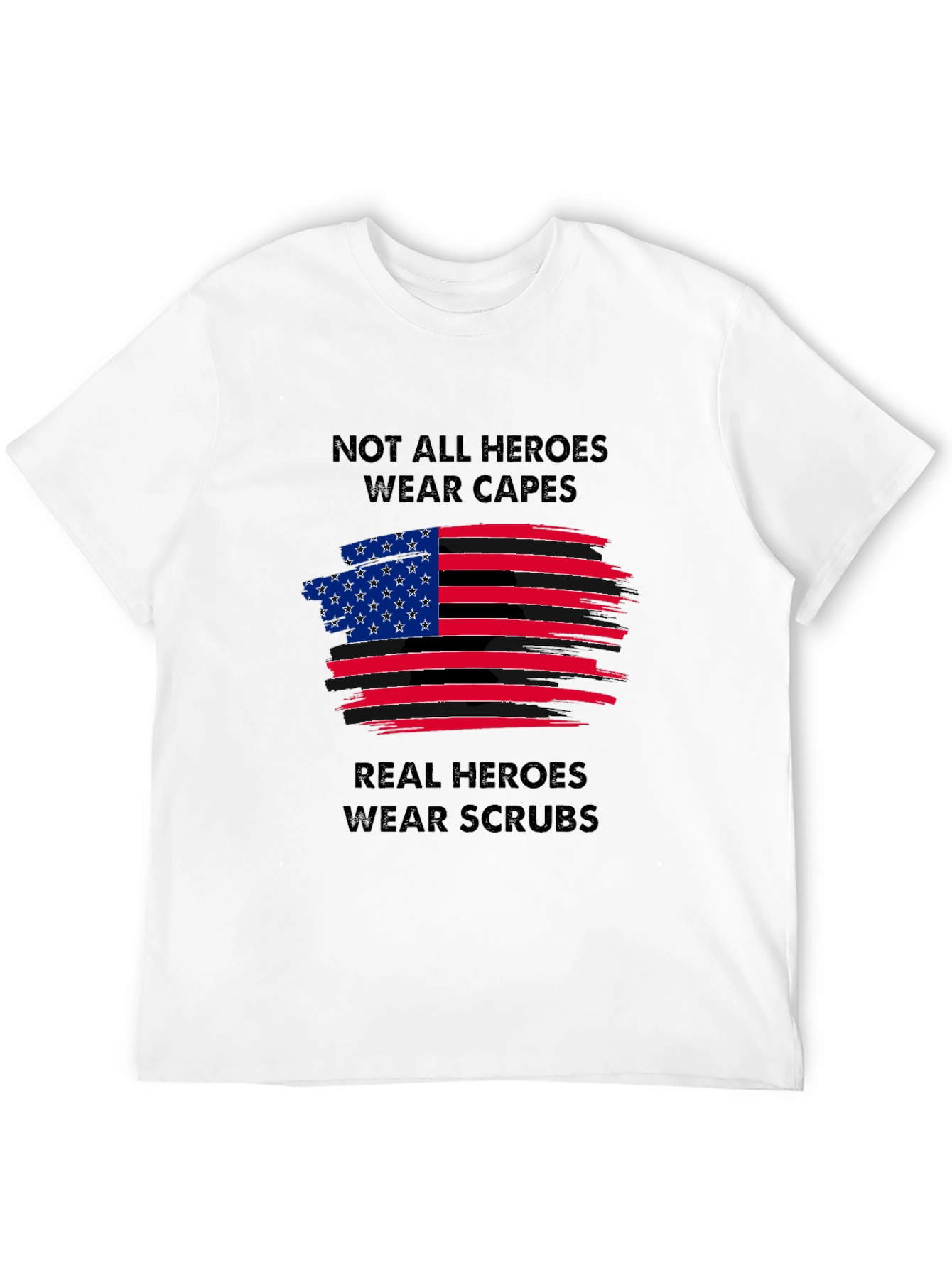 Hero Scrub Tee - Patriotic Medical Staff Appreciation