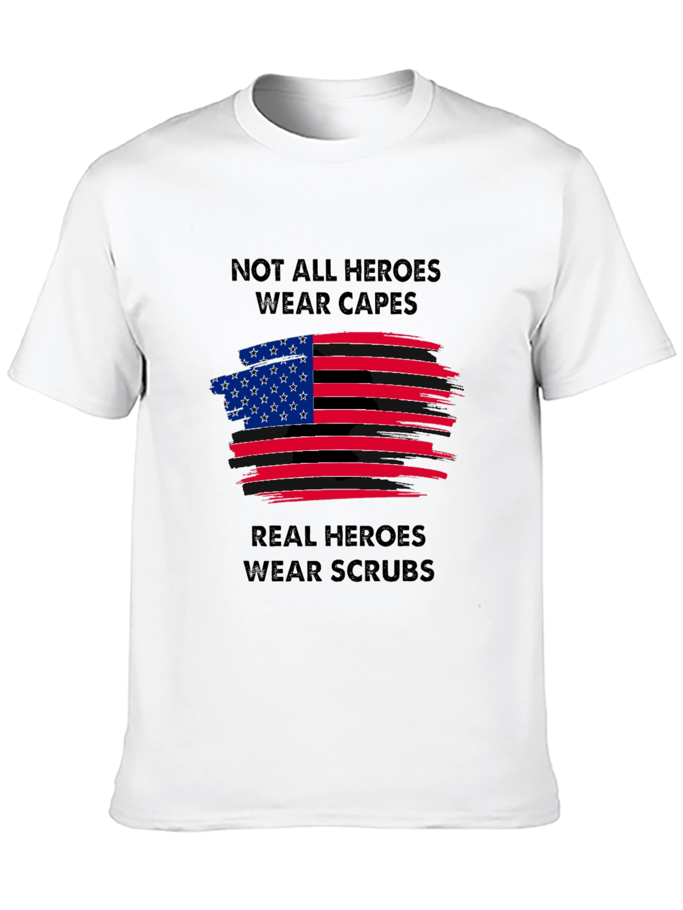 Hero Scrub Tee - Patriotic Medical Staff Appreciation