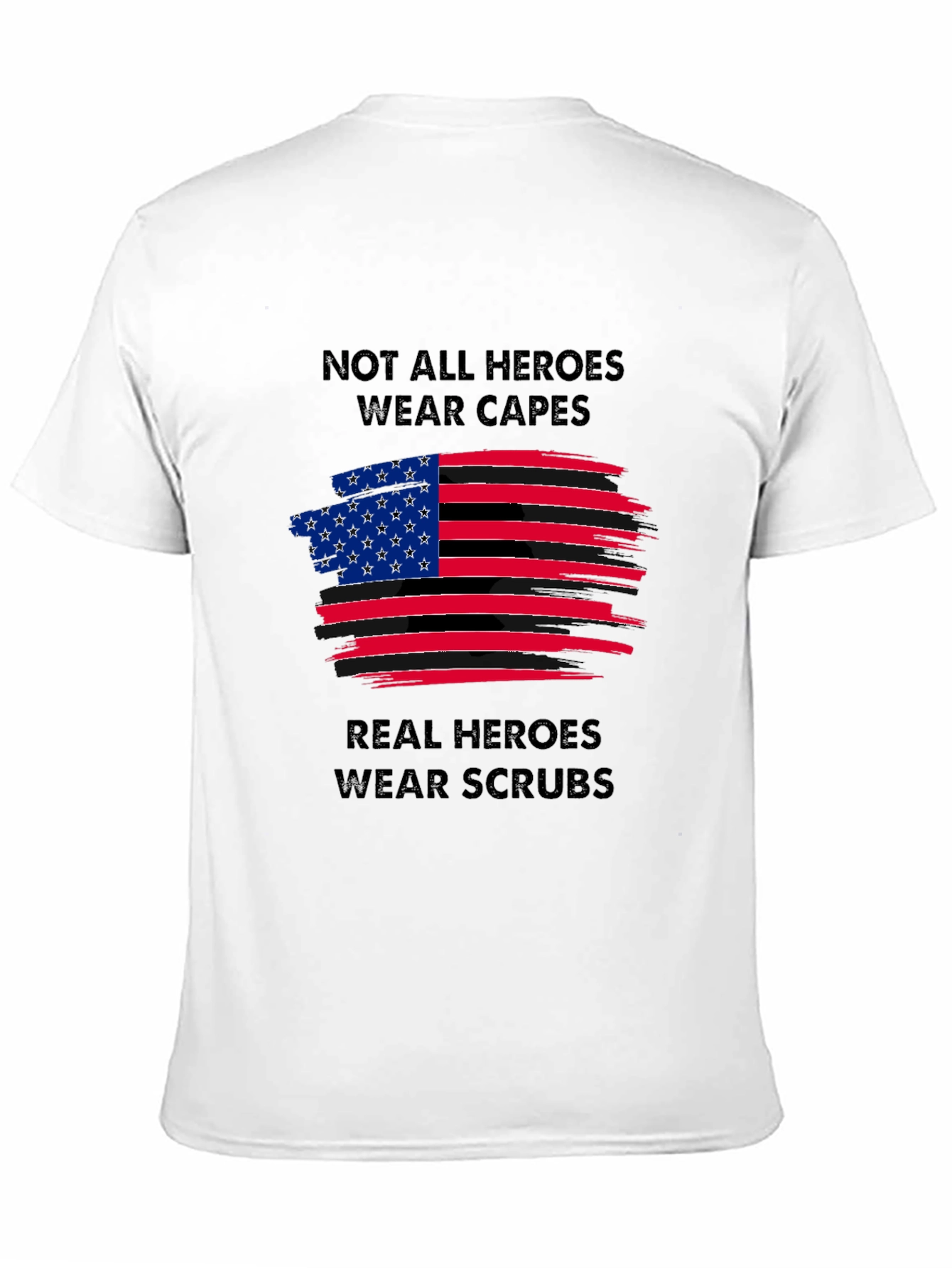 Hero Scrub Tee - Patriotic Medical Staff Appreciation