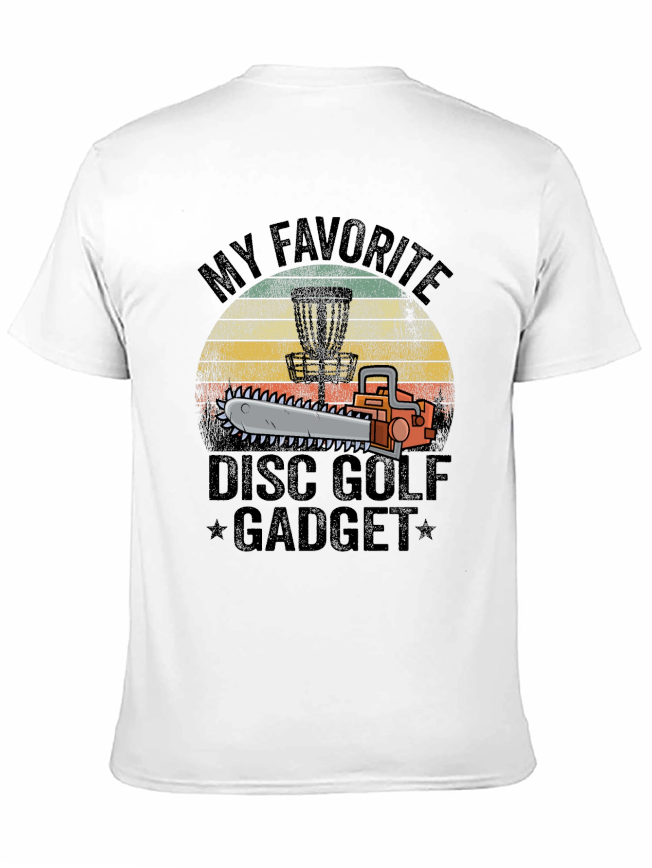 Disc Golf Chainsaw Gadget T-Shirt