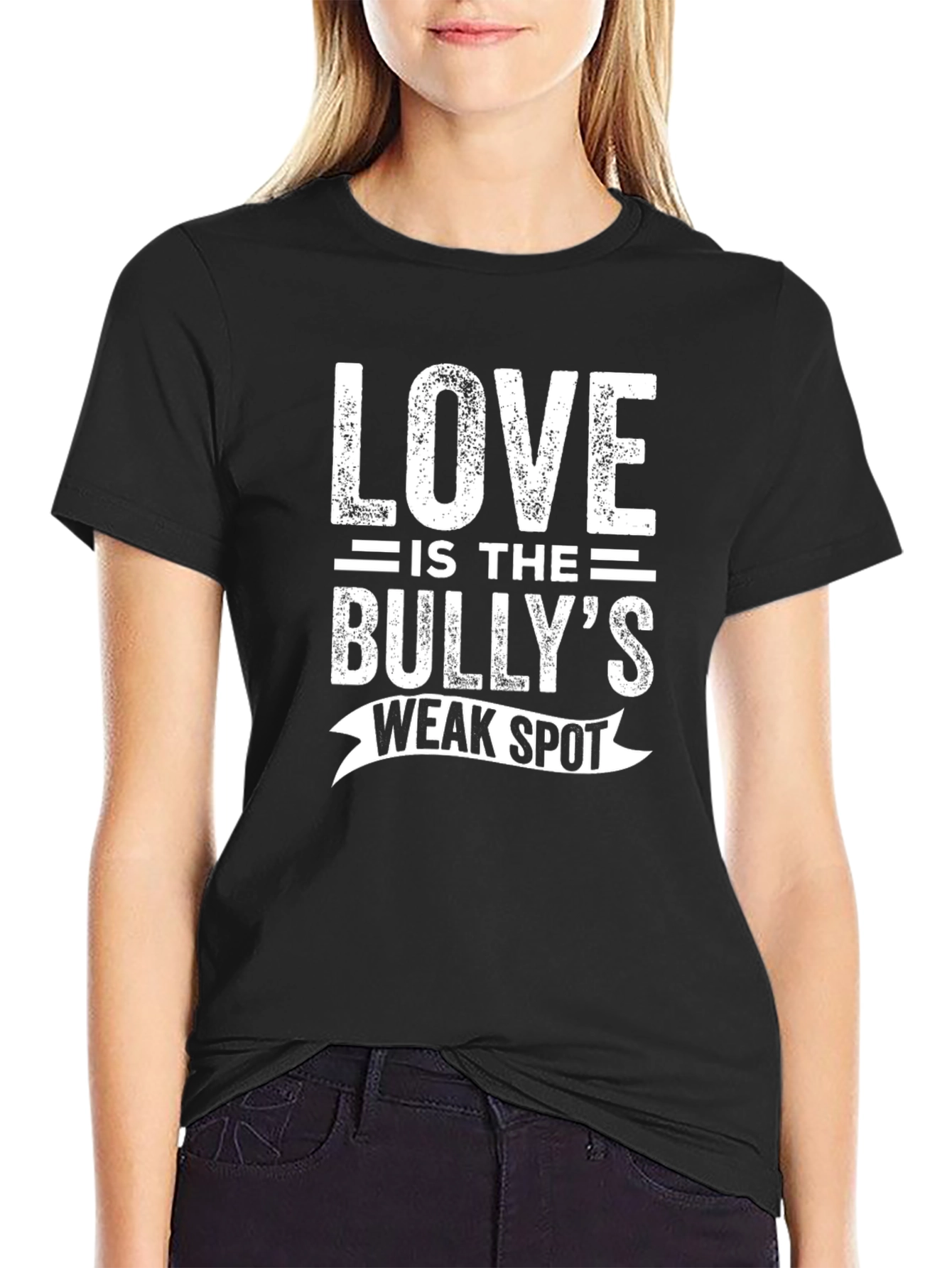 Love is the Bullys Weak Spot Graphic Tee