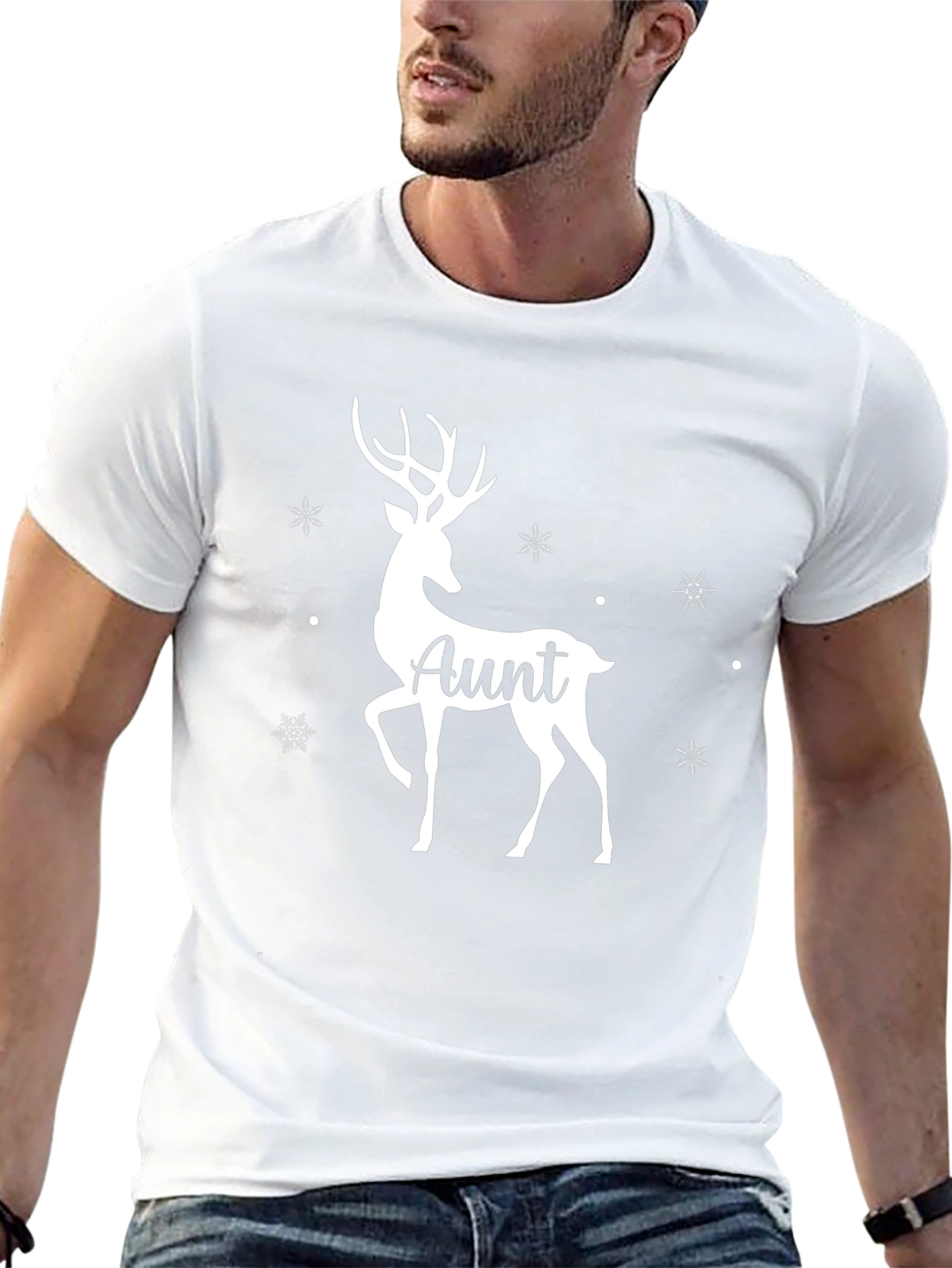 Aunt Deer Christmas T-Shirt
