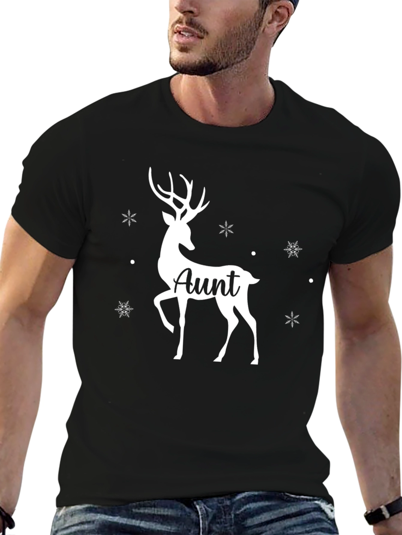 Aunt Deer Christmas T-Shirt