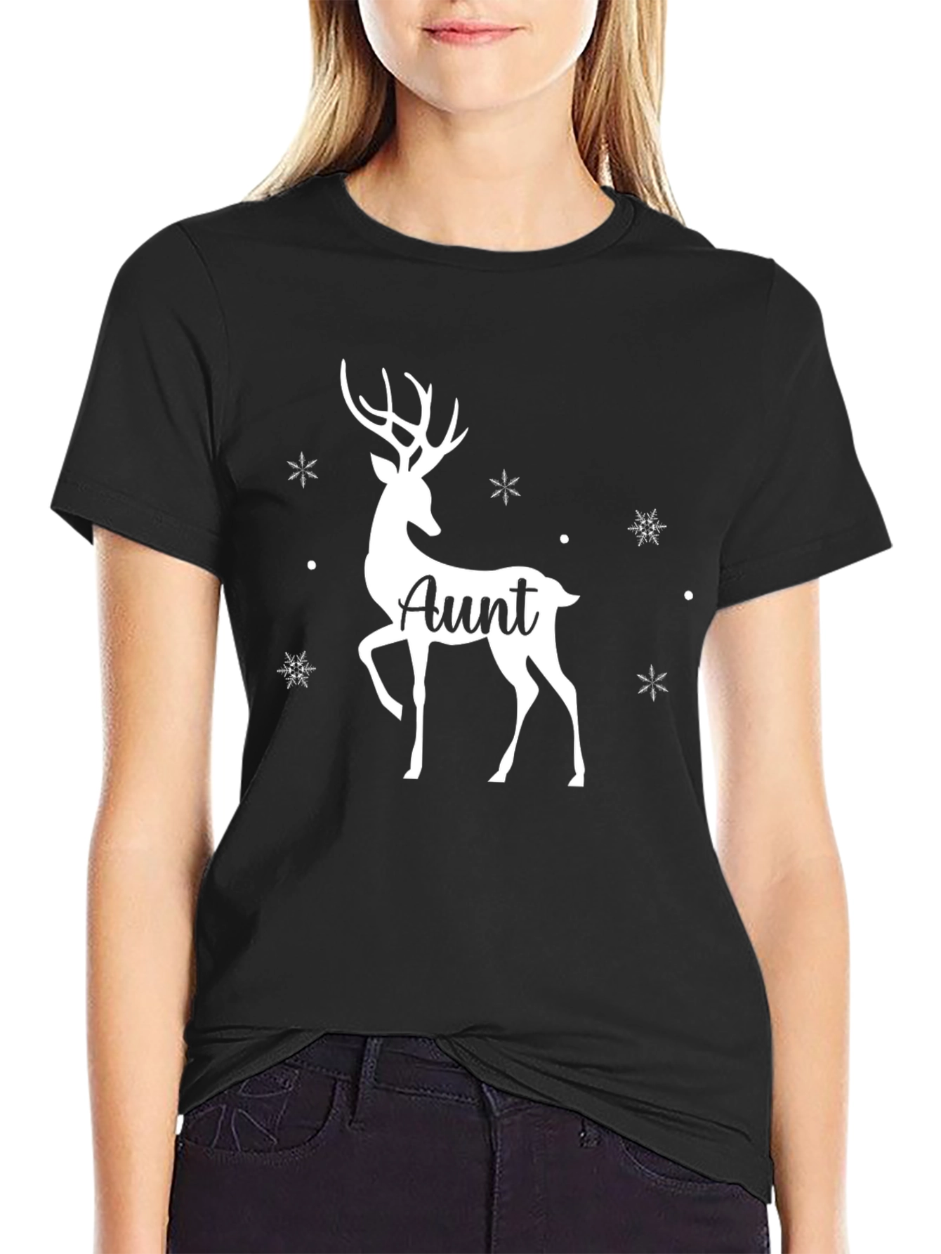 Aunt Deer Christmas T-Shirt