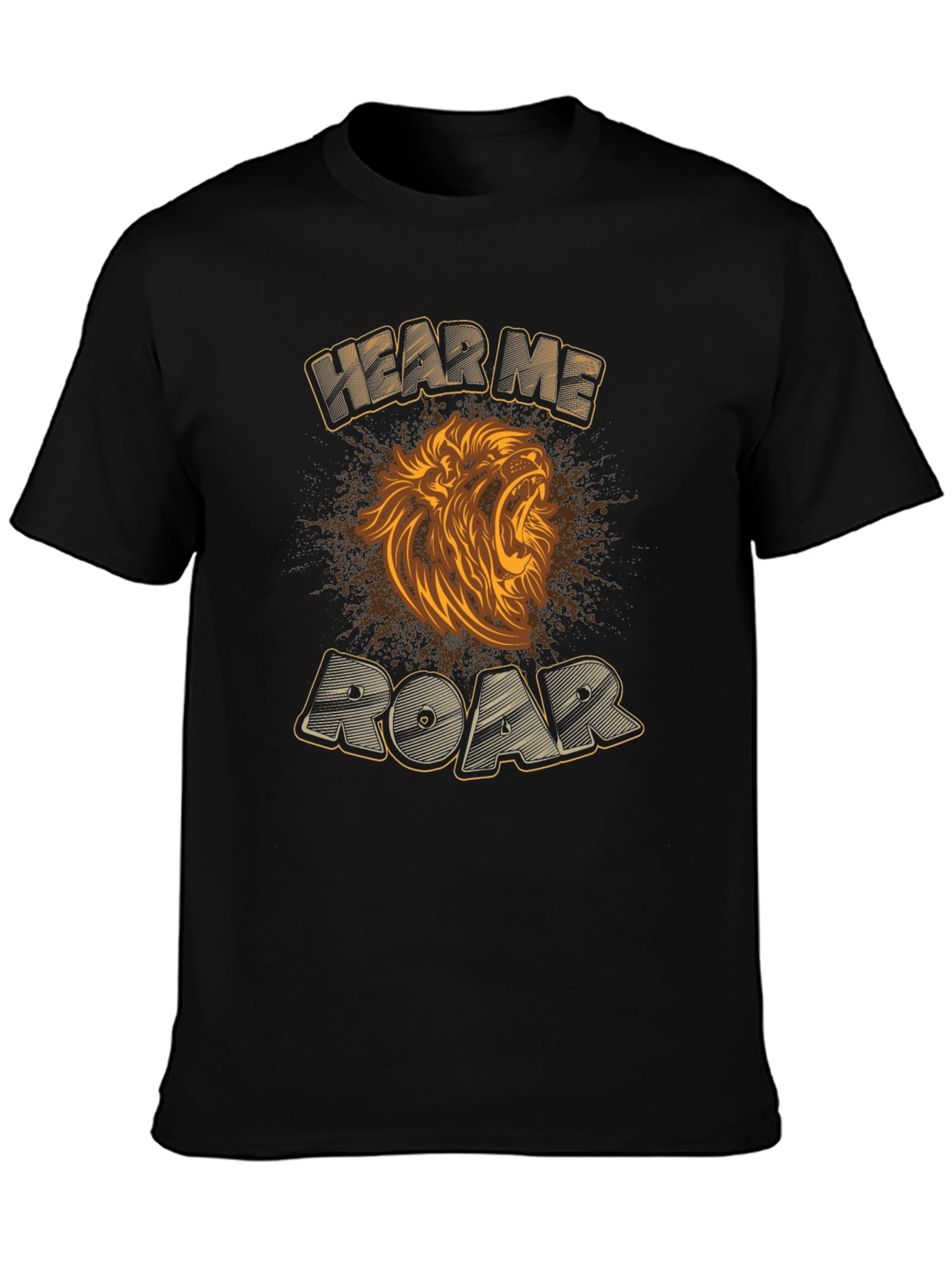 Hear Me Roar Lion Graphic T-Shirt