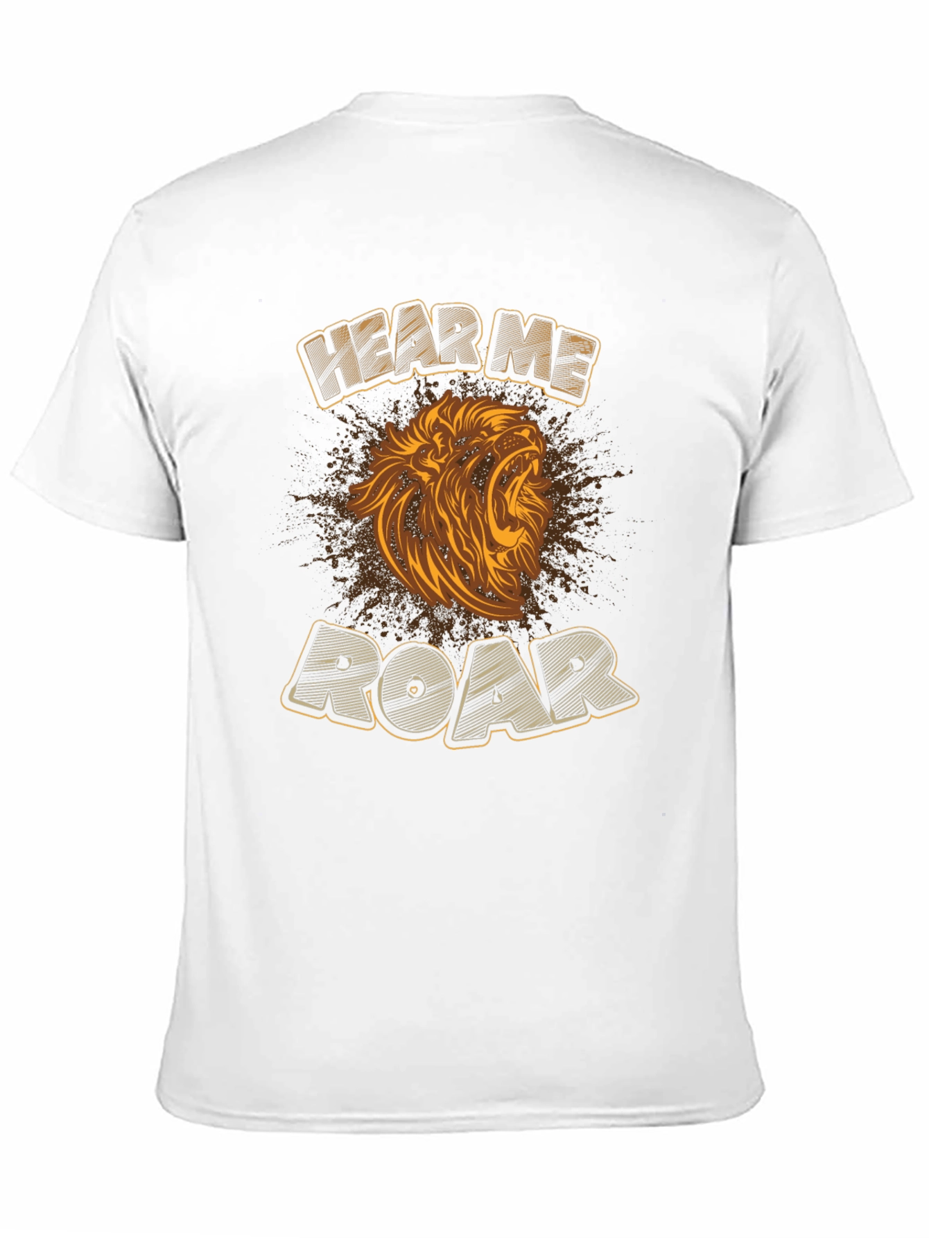 Hear Me Roar Lion Graphic T-Shirt
