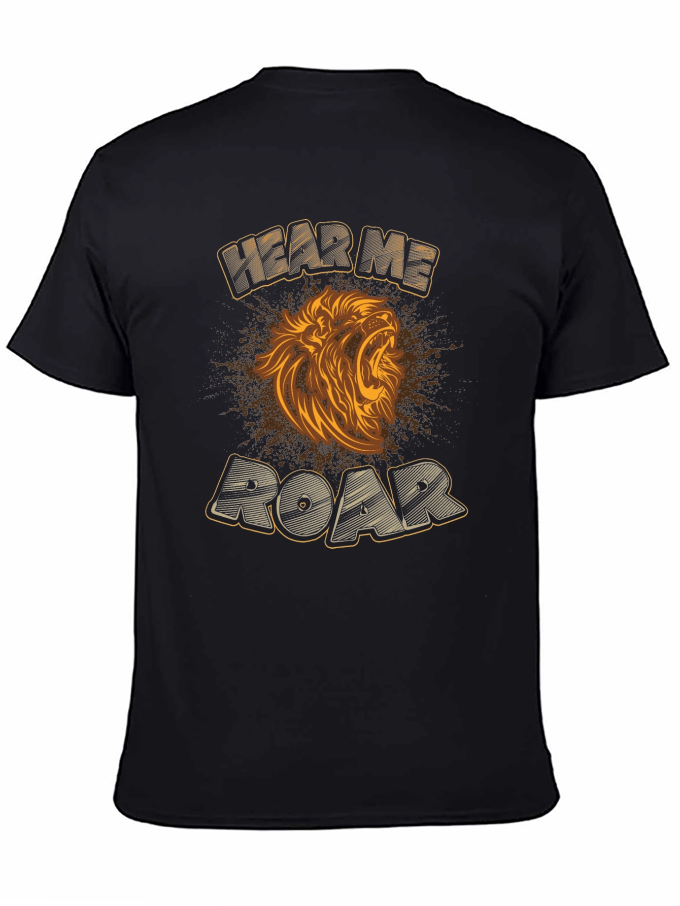 Hear Me Roar Lion Graphic T-Shirt