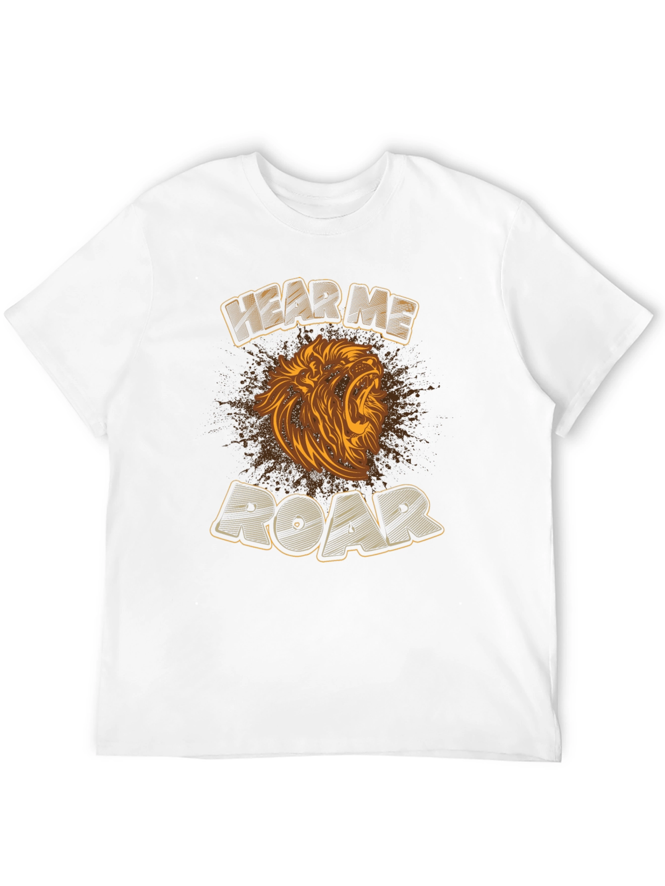 Hear Me Roar Lion Graphic T-Shirt