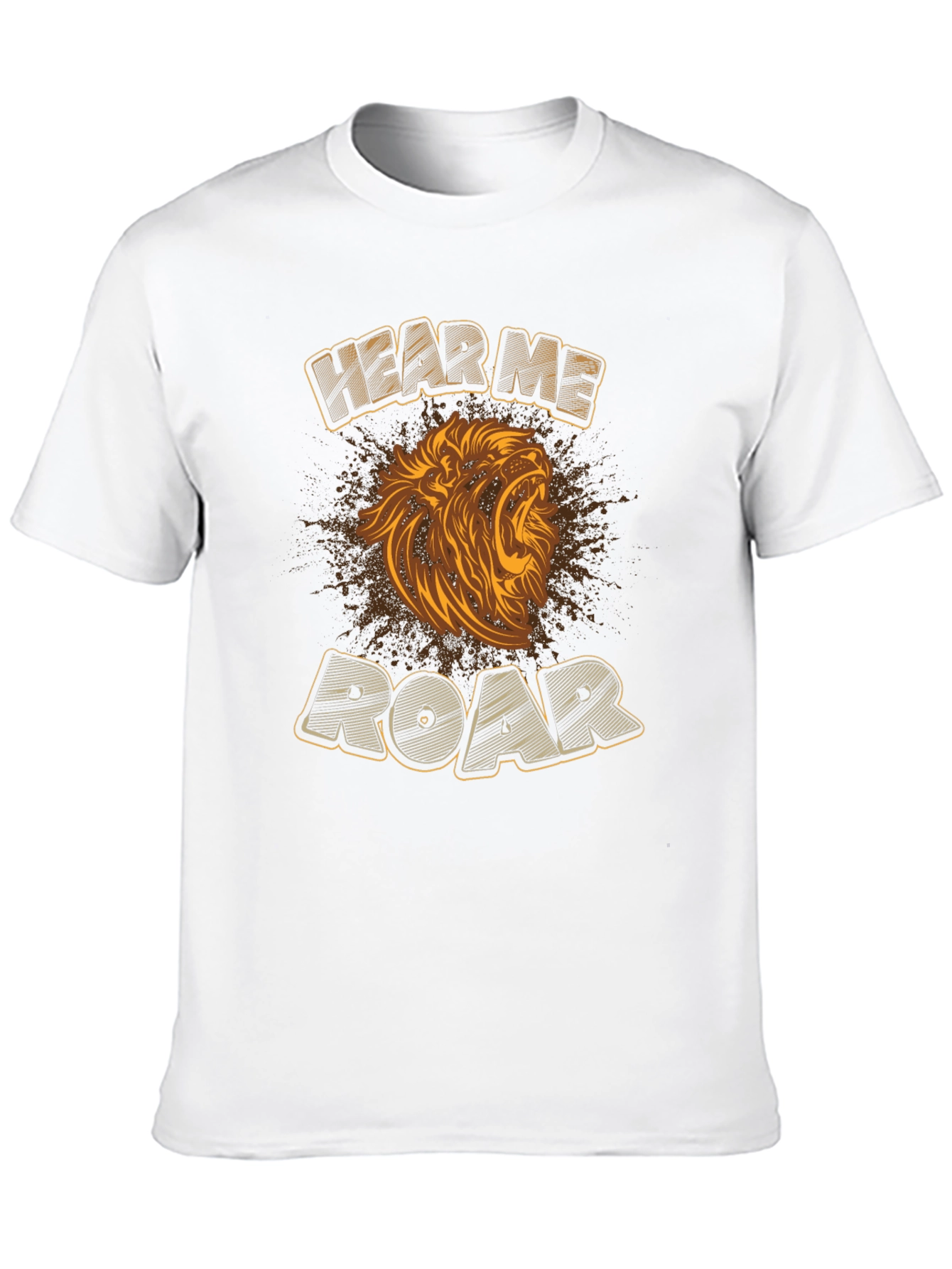 Hear Me Roar Lion Graphic T-Shirt