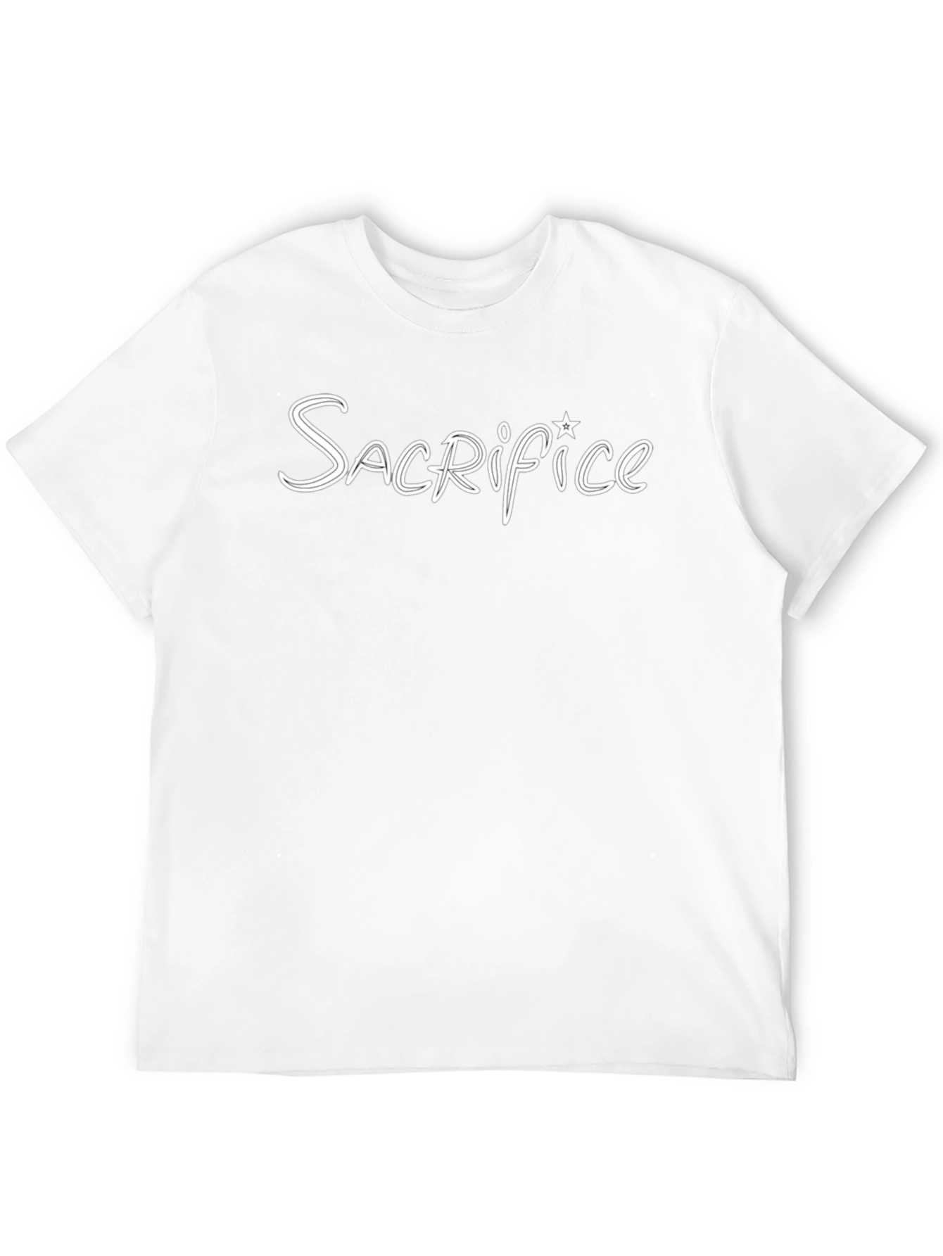 Sacrifice Graphic Print Black T-Shirt
