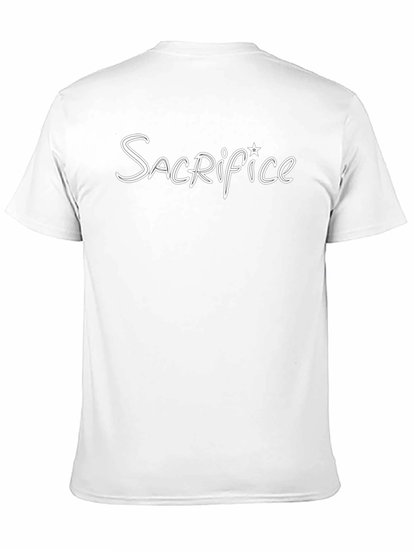 Sacrifice Graphic Print Black T-Shirt