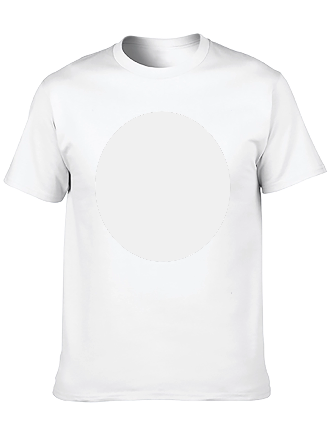 Black T-Shirt with Custom Circle Graphic