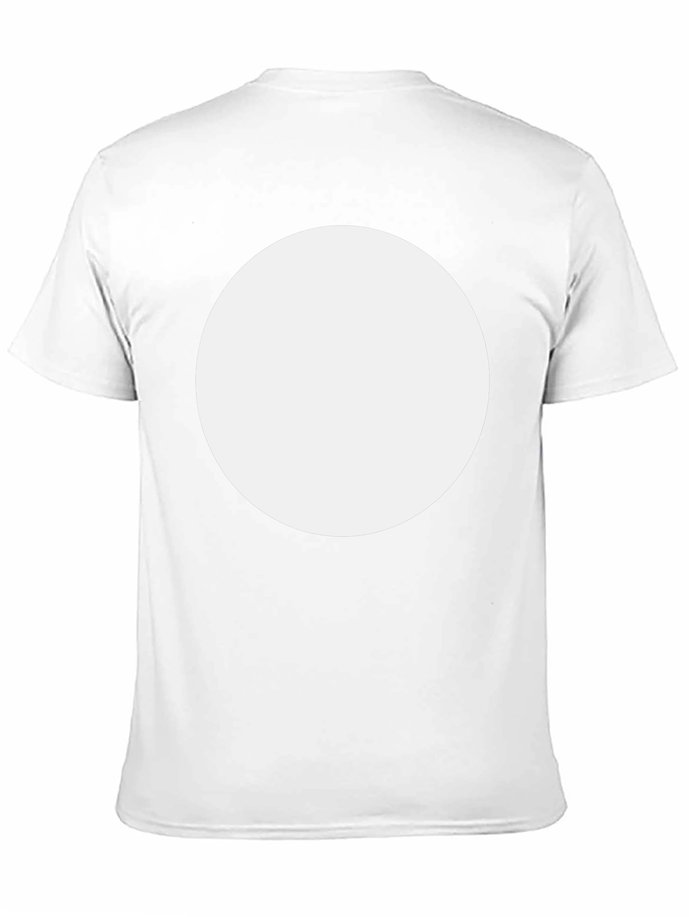 Black T-Shirt with Custom Circle Graphic