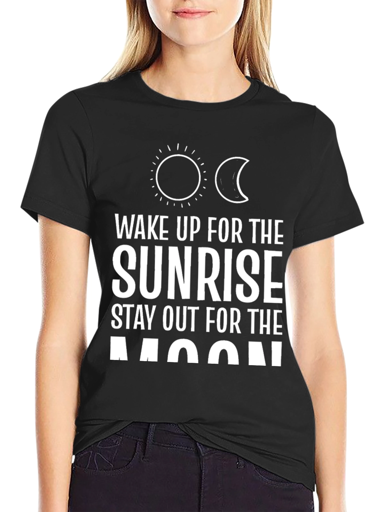 Sunrise Moon Graphic T-Shirt